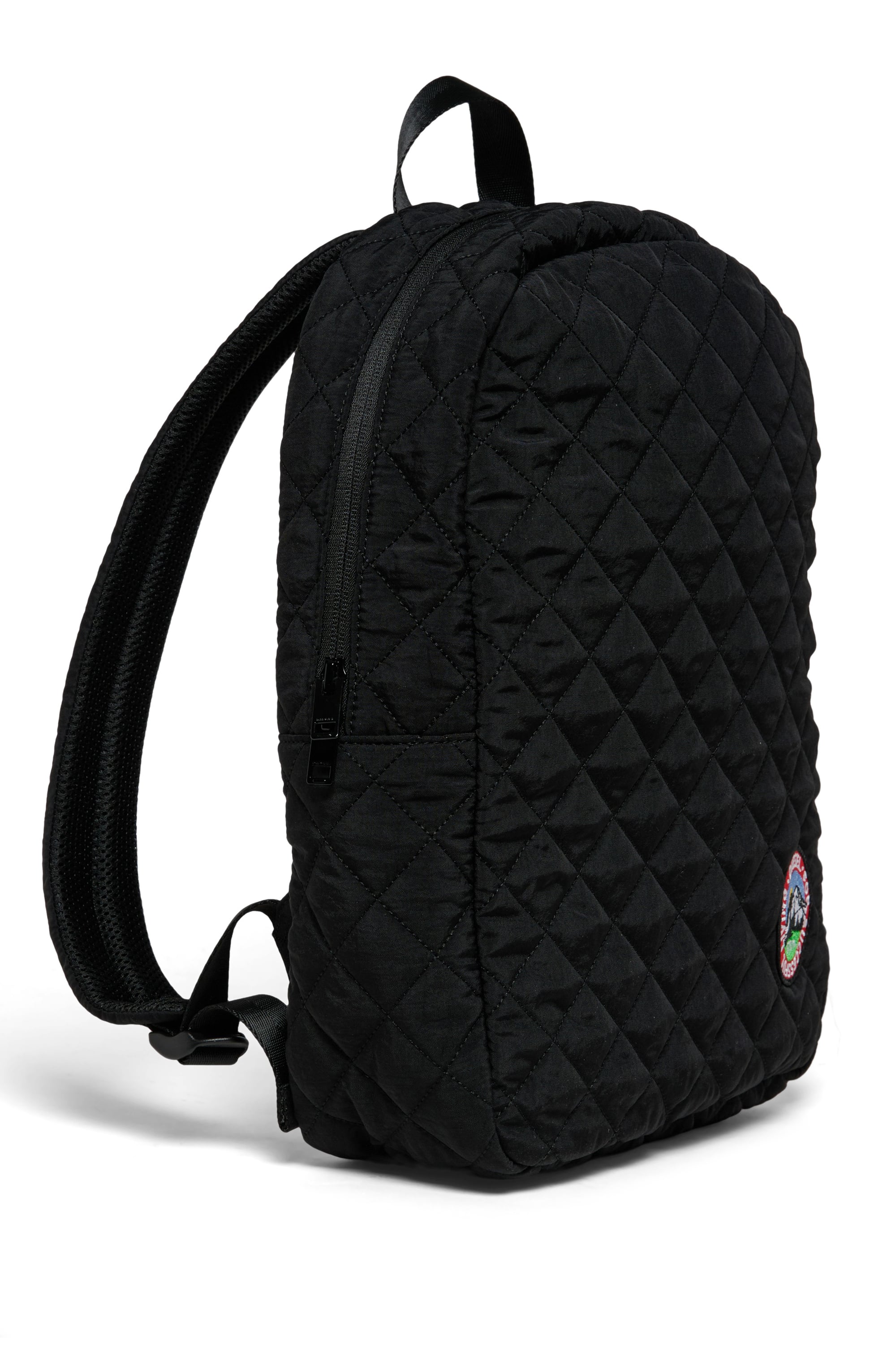 Diesel - WMENT, Unisex's WMENT - Backpack in quilted nylon in Black - 3