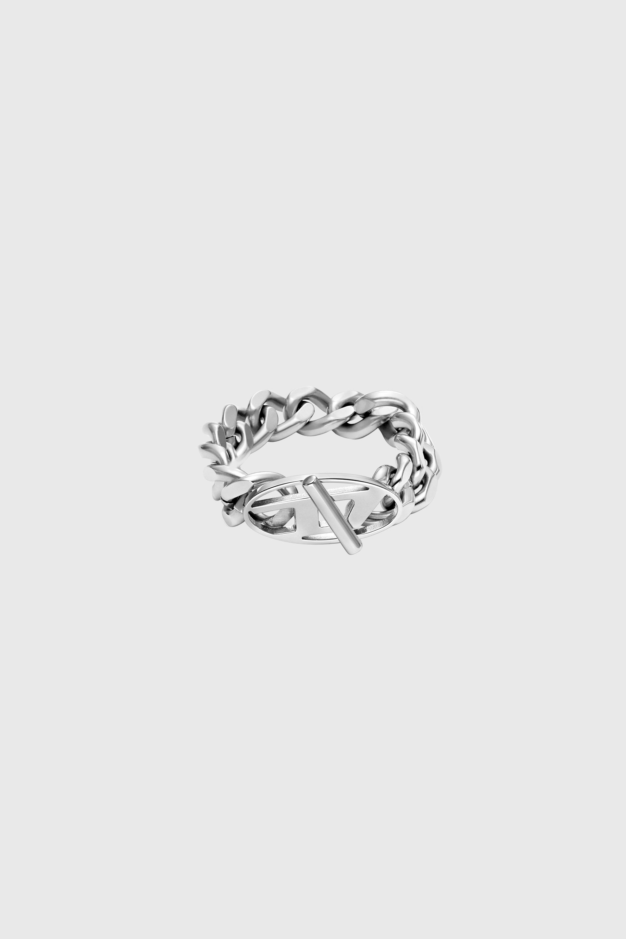 Diesel - DX1533040, Unisex's Stainless Steel Soft Chain Ring in Silver - 2