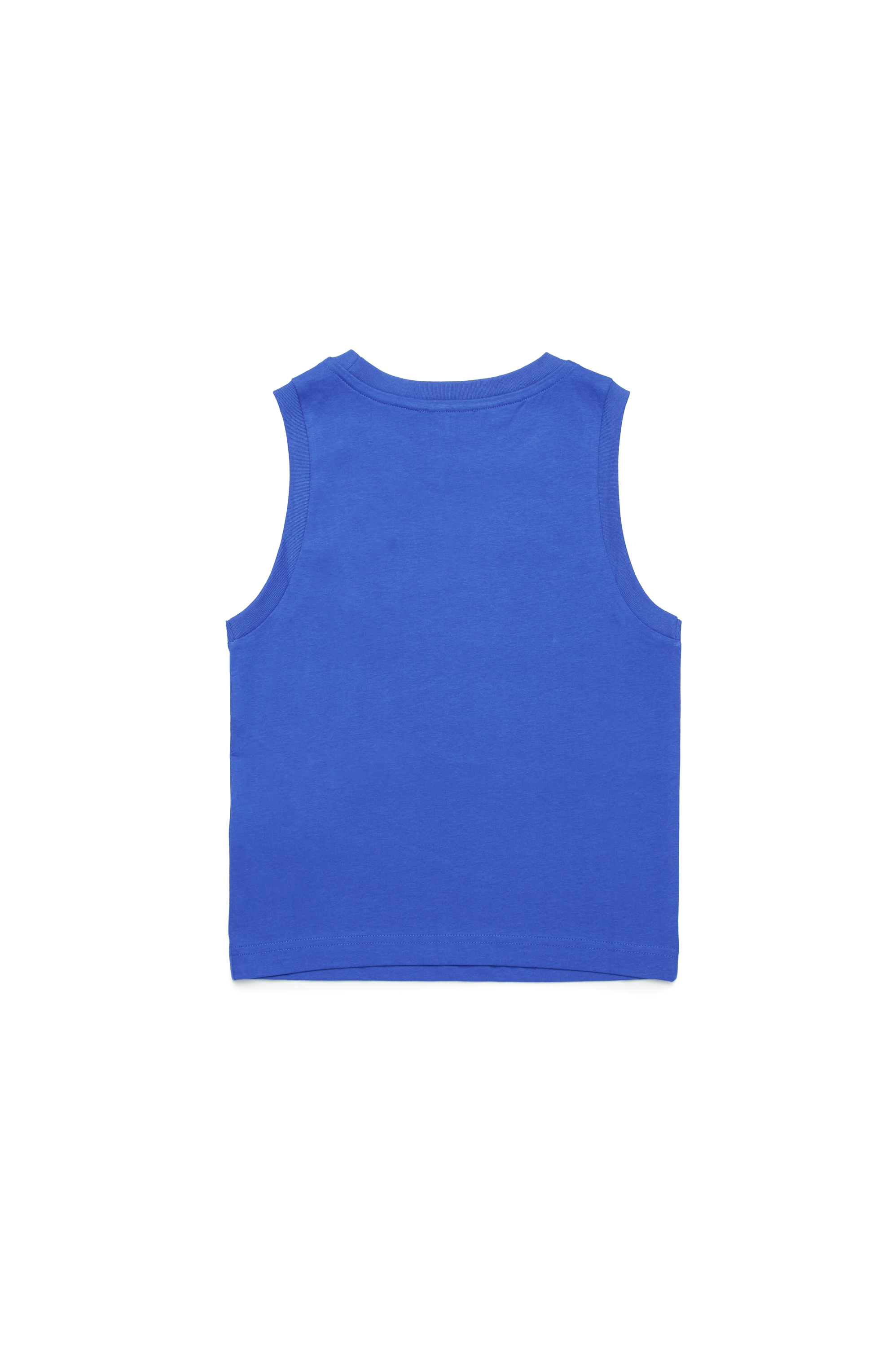 Diesel - MTDENP, Man's Tank top with neon palm logo in Blue - 2