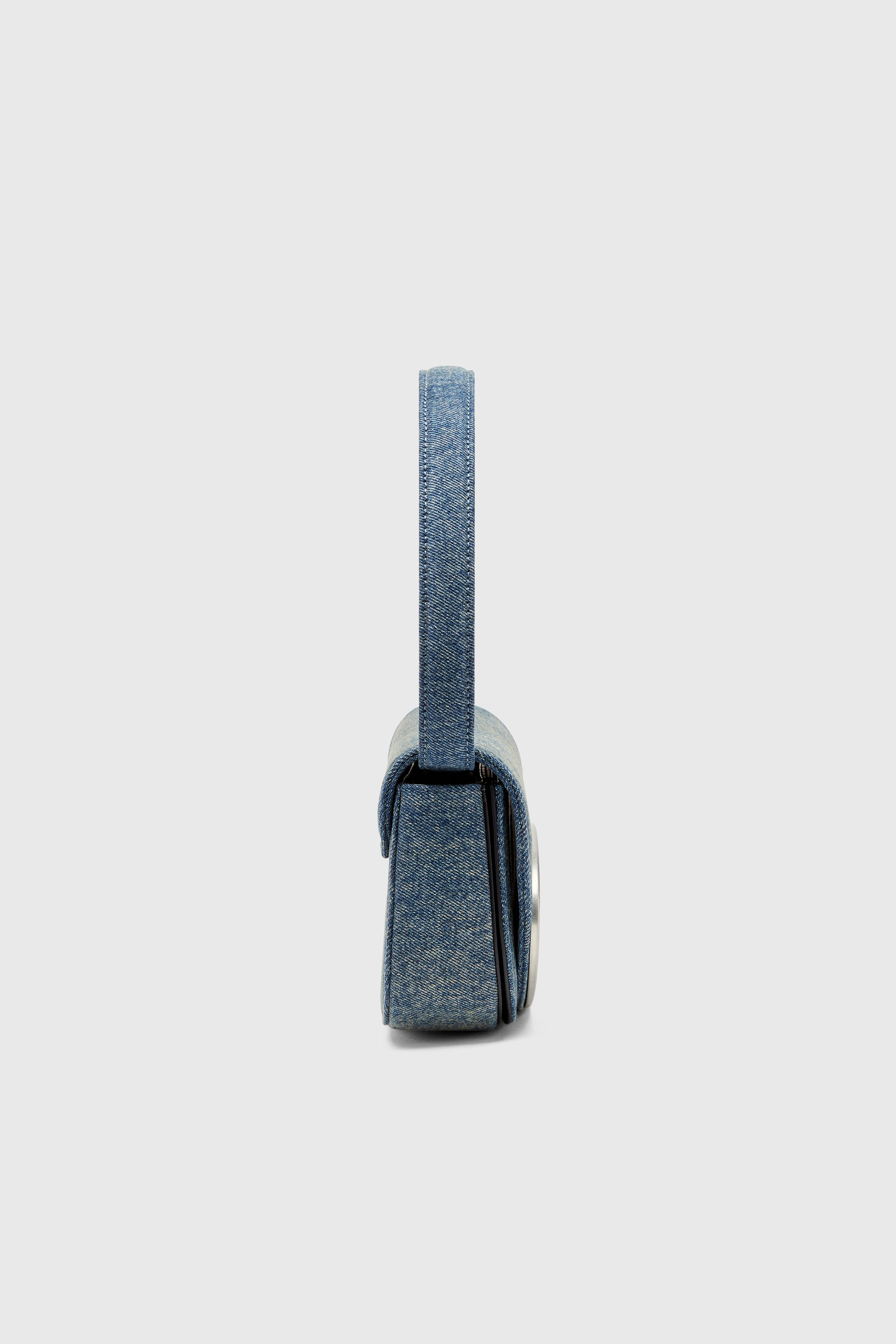 Diesel - 1DR, Woman's 1DR-Iconic shoulder bag in solarised denim in Blue - 5