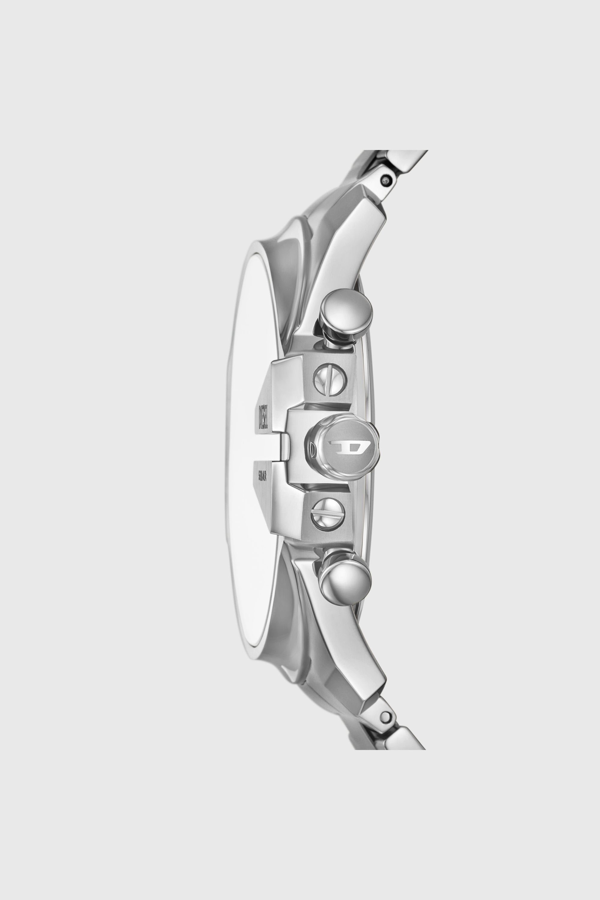 Diesel - DZ4686 WATCH, Man's Mega Chief Slim Stainless Steel Watch in Silver - 3