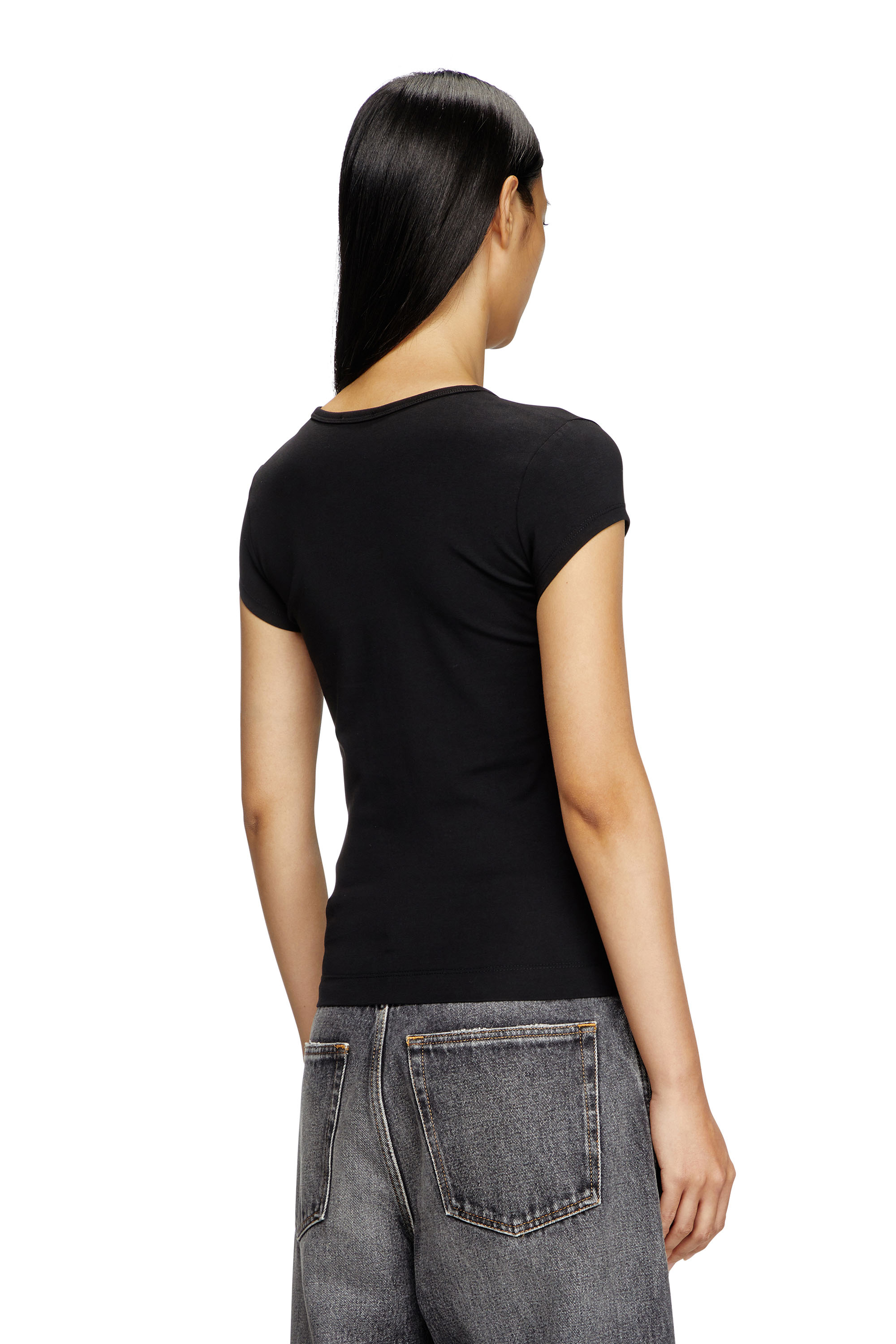 Diesel - T-ANGIE, Black - Image 4