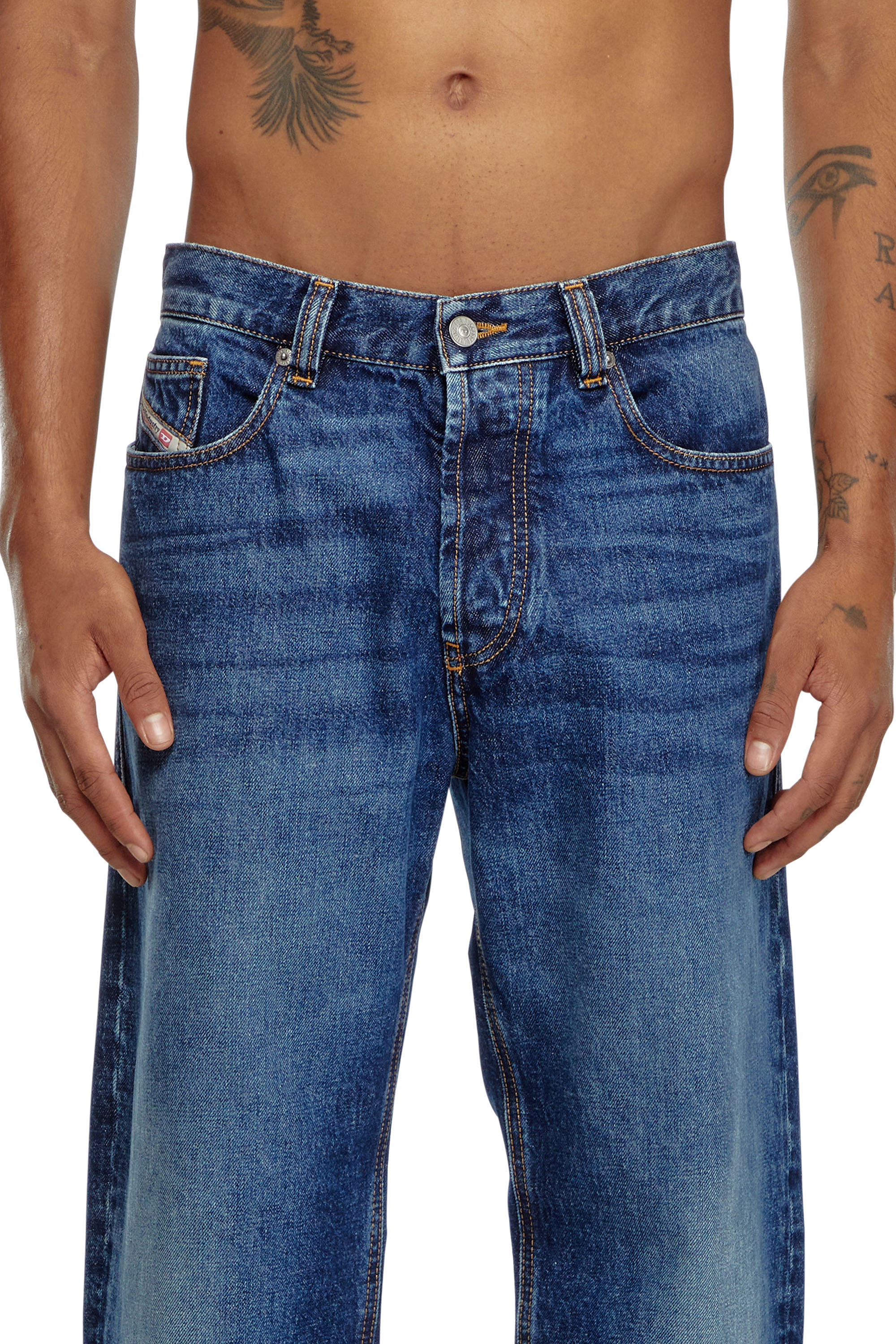 Diesel - Man's Regular Jeans 2010 D-Macs 09I27, Dark Blue - 3