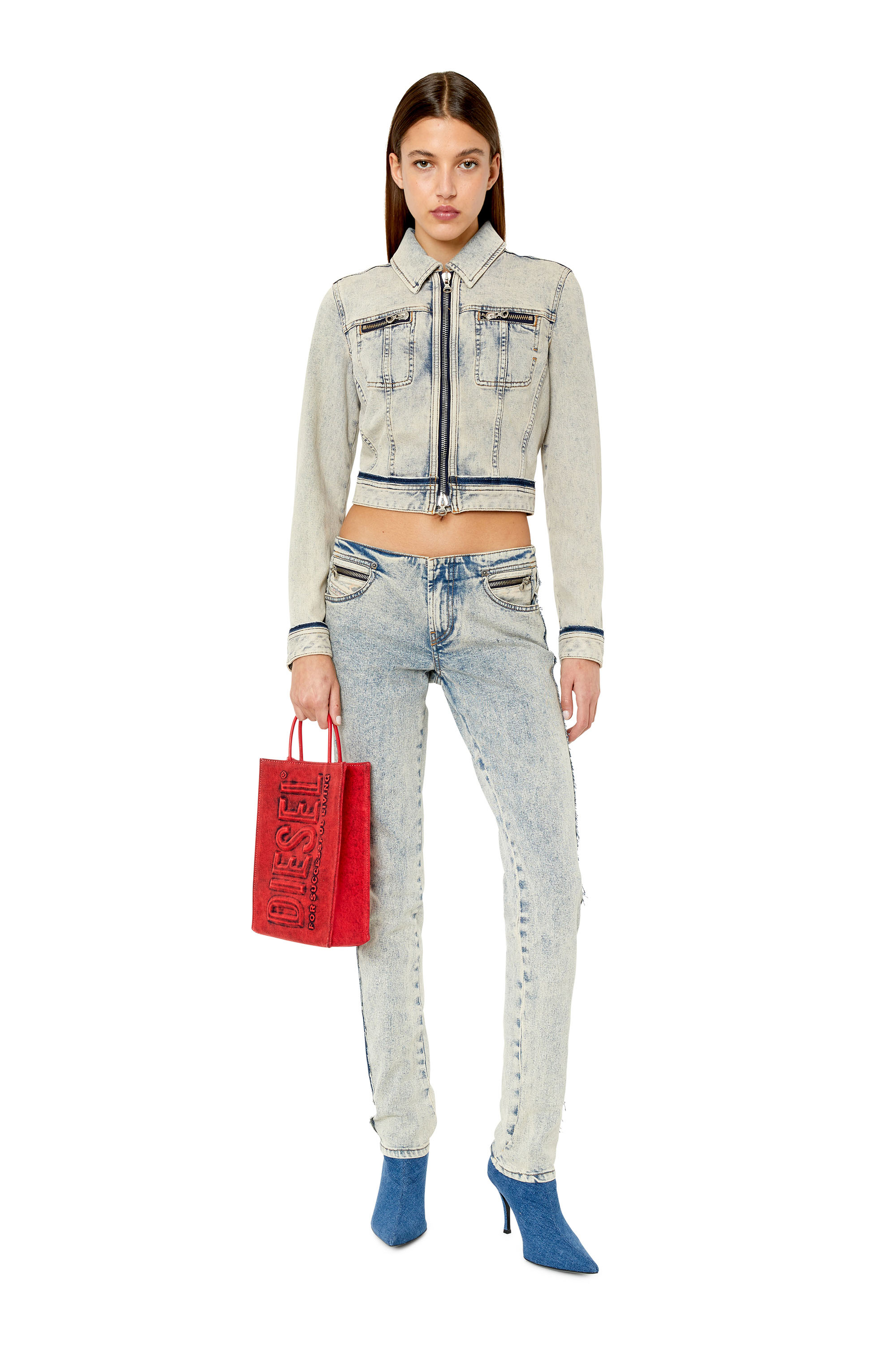 Diesel - Skinny Jeans D-Tail 09F12, Medium blue - Image 5