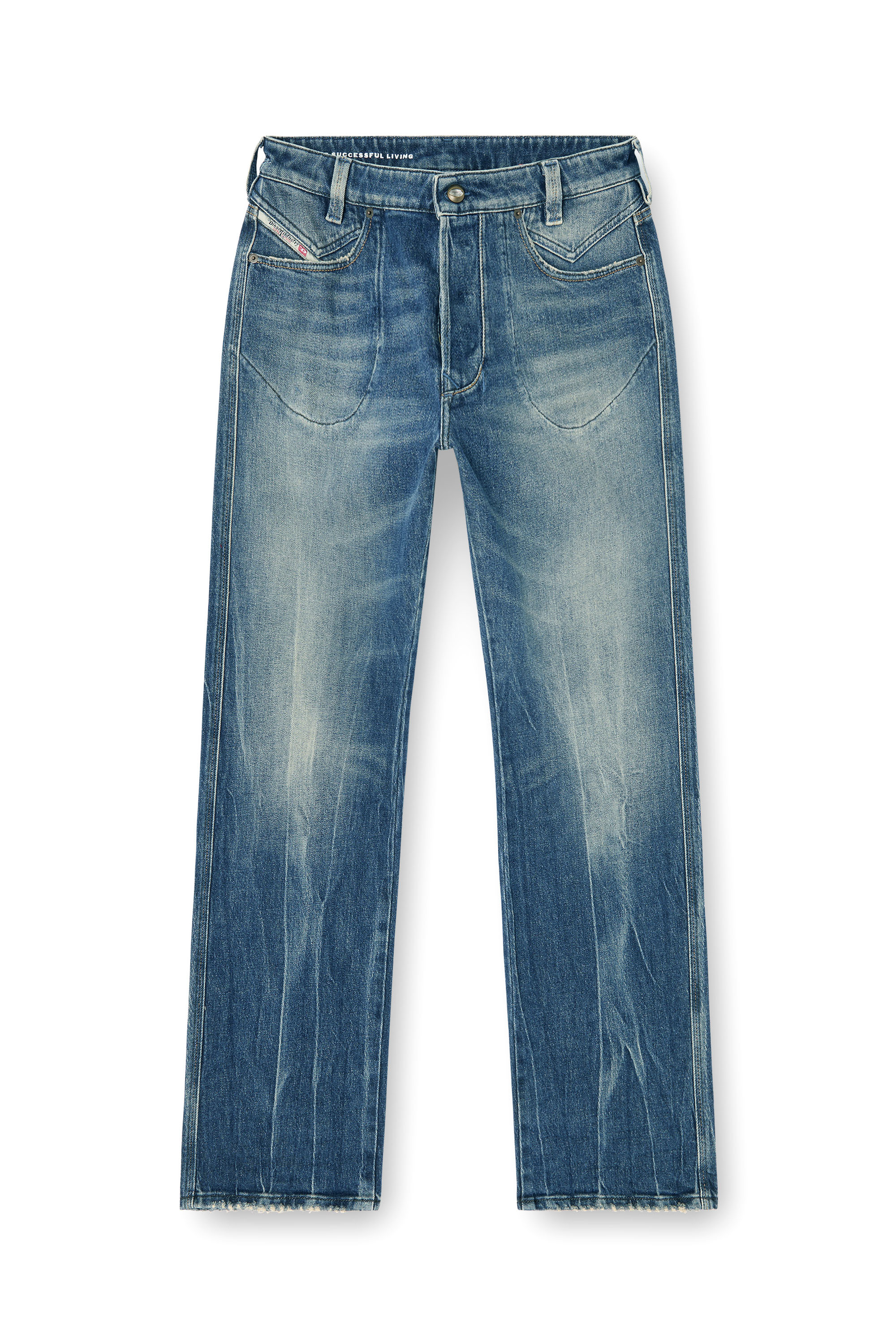 Diesel - Man's Regular Jeans 1985 Larkee 09Q27, Medium blue - 2