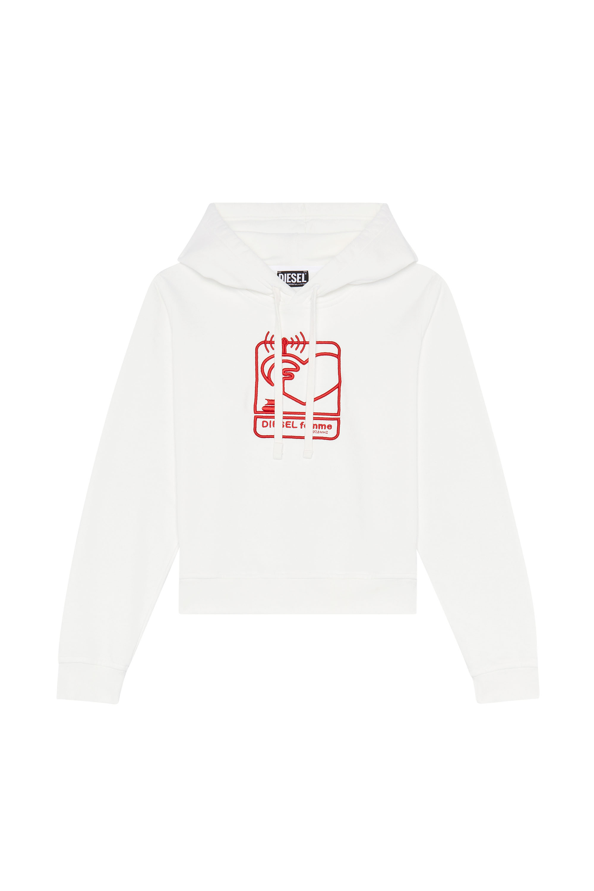 Diesel - F-REGGY-HOOD-E1, White - Image 3
