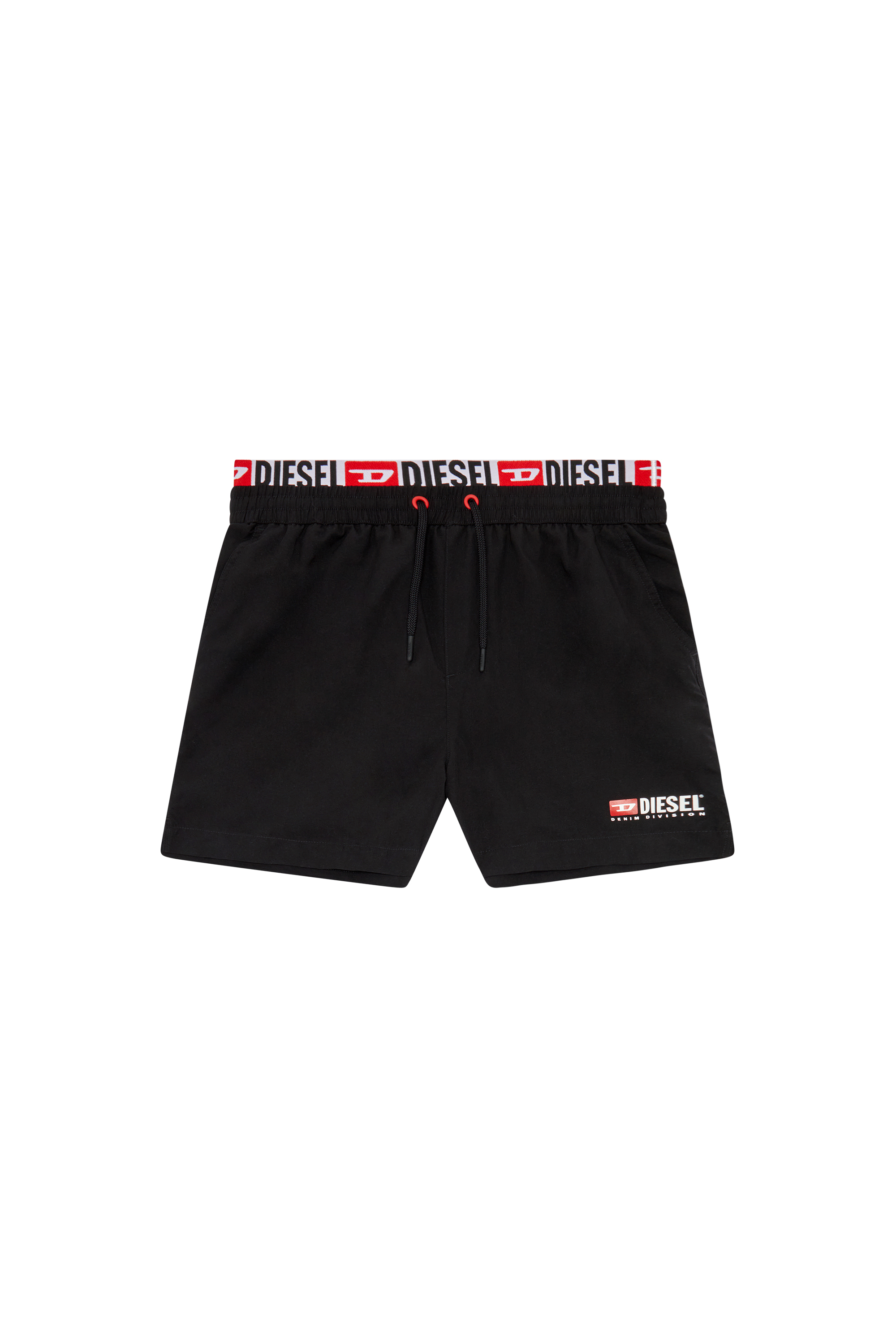 Diesel - BMBX-VISPER-41, Man Double-waist board shorts in Black - Image 4