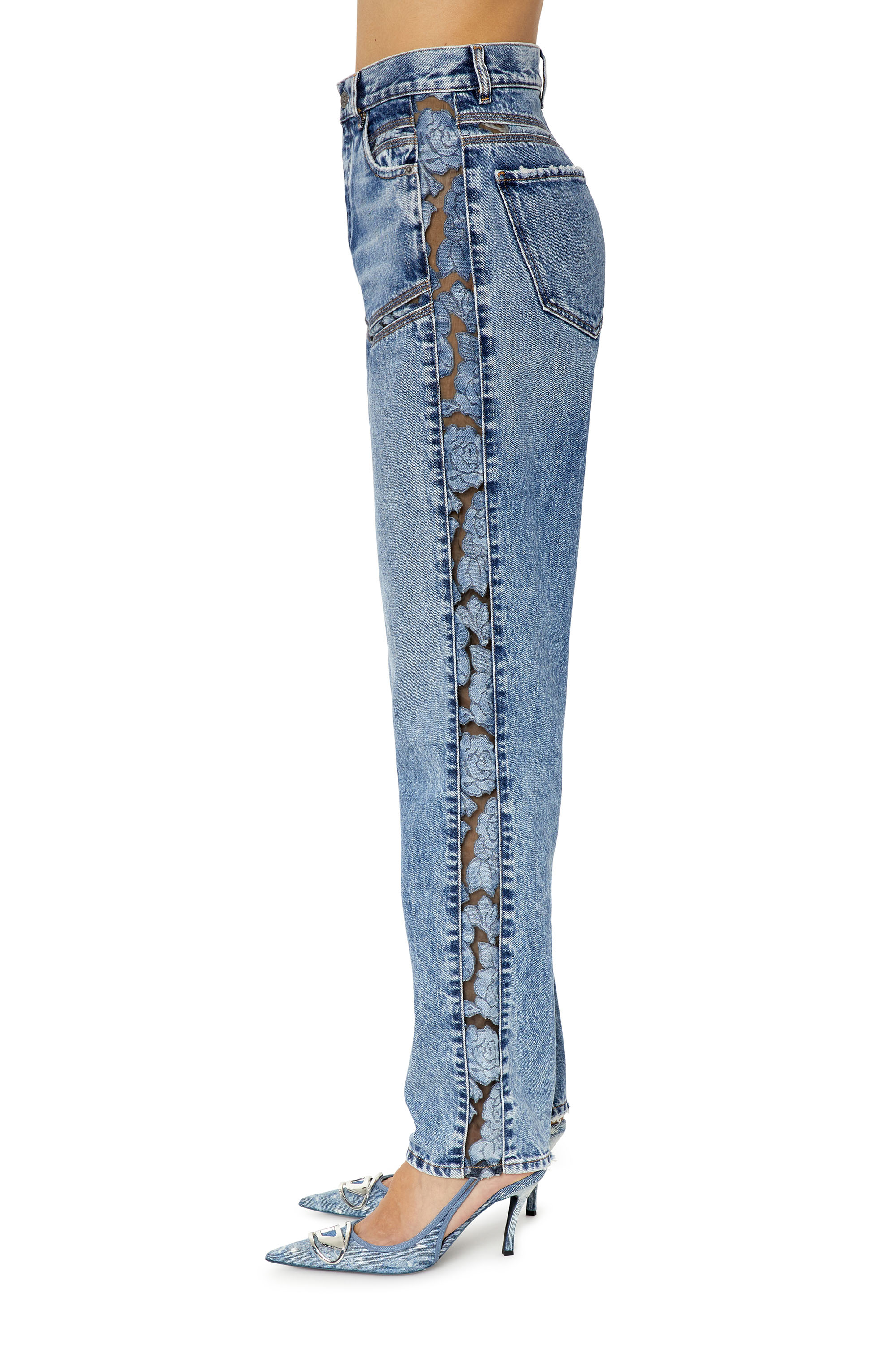 Diesel - D-Pilut 007J3 Straight Jeans, Medium blue - Image 4