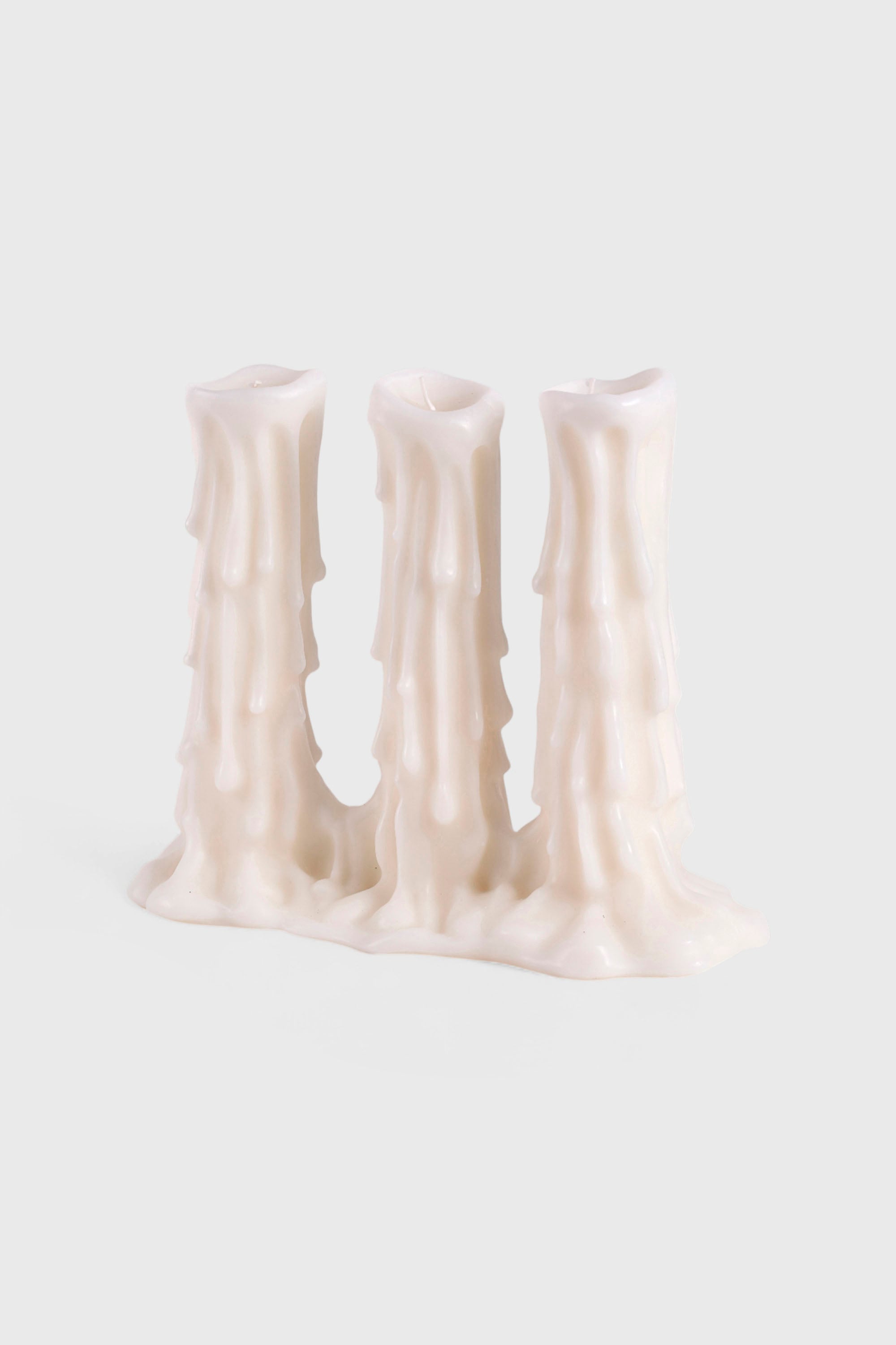 Diesel - 11166 CANDLE&nbsp;"MELT-D&rdquo; CM 15,8X35X29,5 TR, Unisex's Triple‑body candle in White - 2