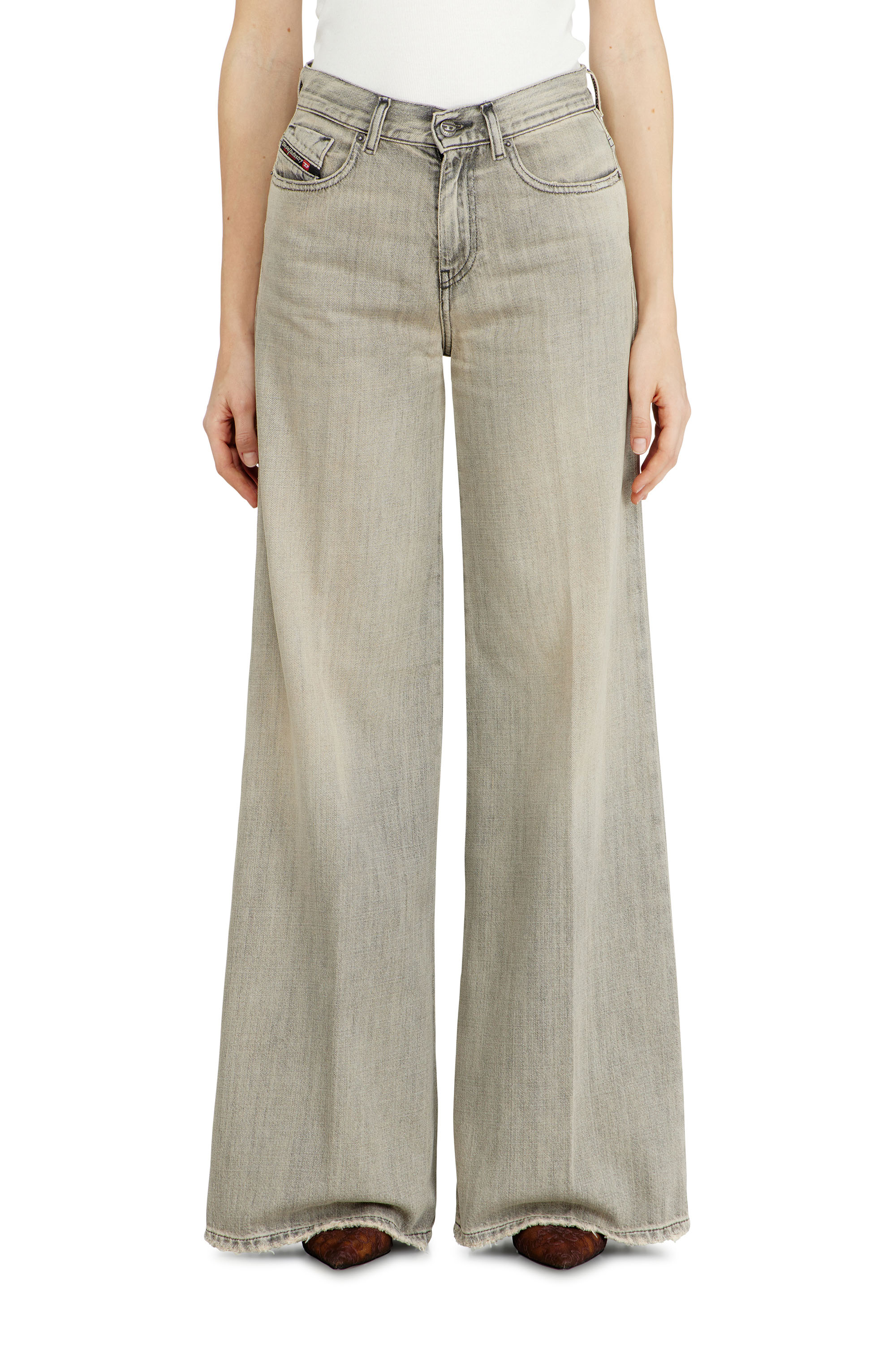 Diesel - Woman's Flare Jeans 1978 D-Akemi 068RU, Grey - 4