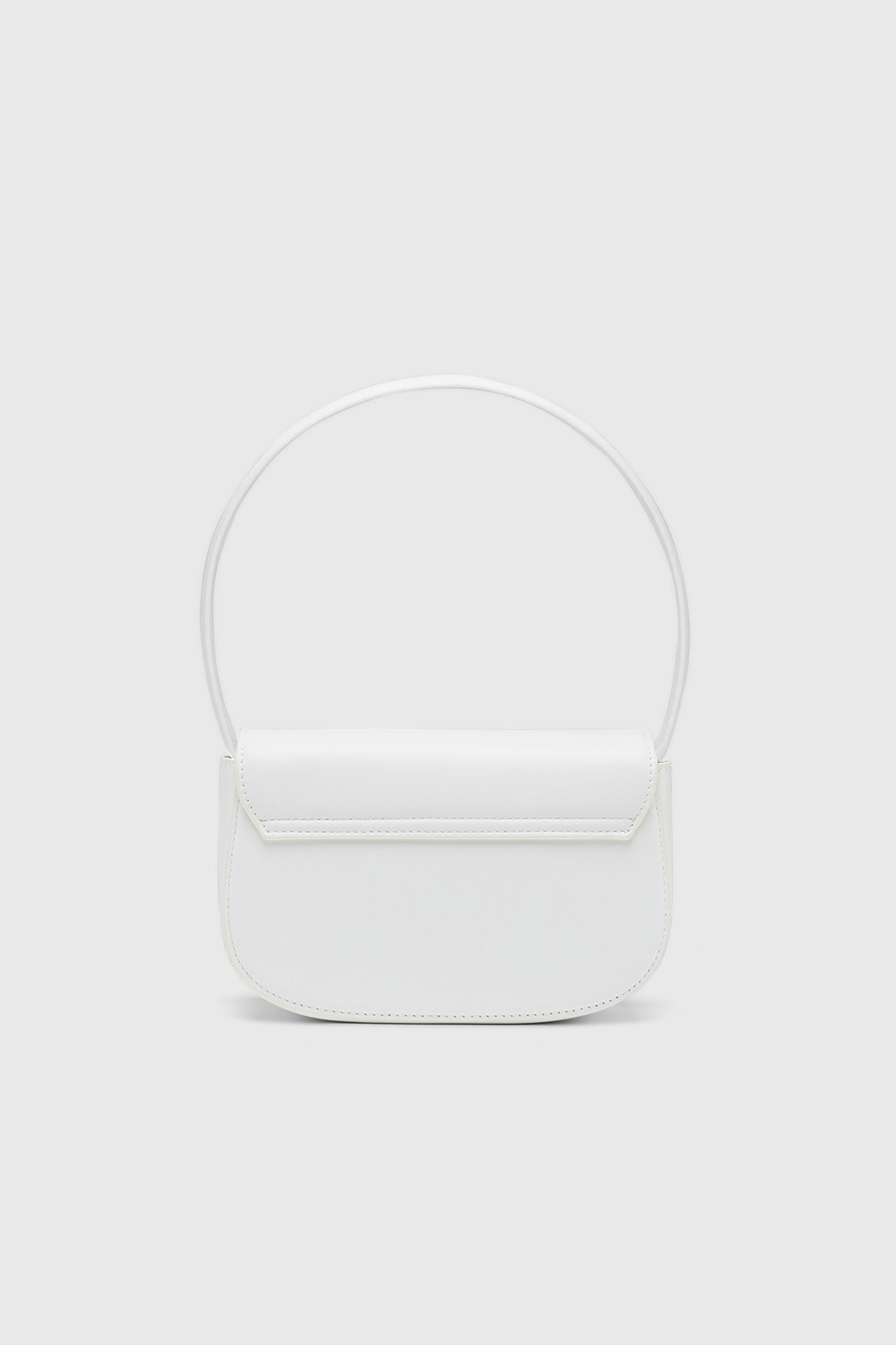 Diesel - 1DR, Woman's 1DR-Iconic shoulder bag in nappa leather in White - 3