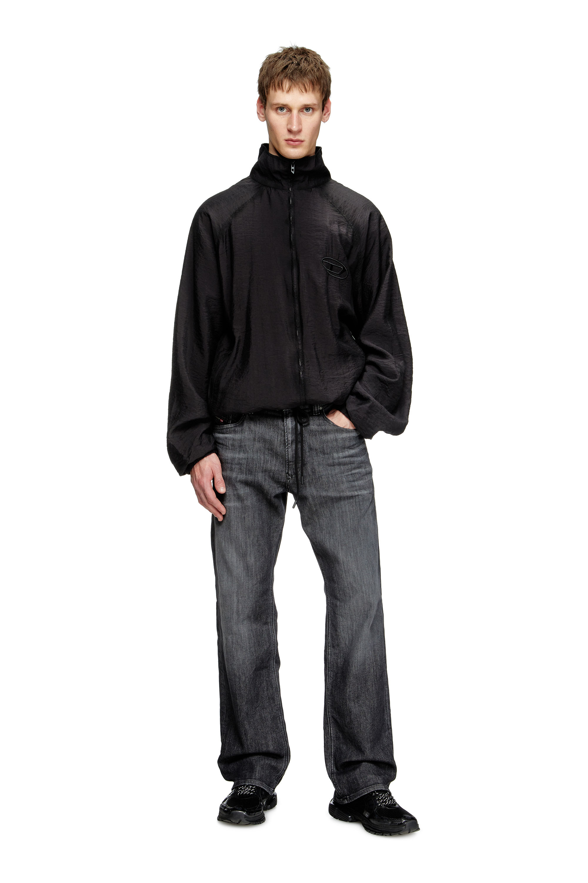 Relaxed 2080 D-Reel Joggjeans® 09M66, Black/Dark grey Diesel - Man's Relaxed 2080 D-Reel Joggjeans® 09M66, Black/Dark grey - 1