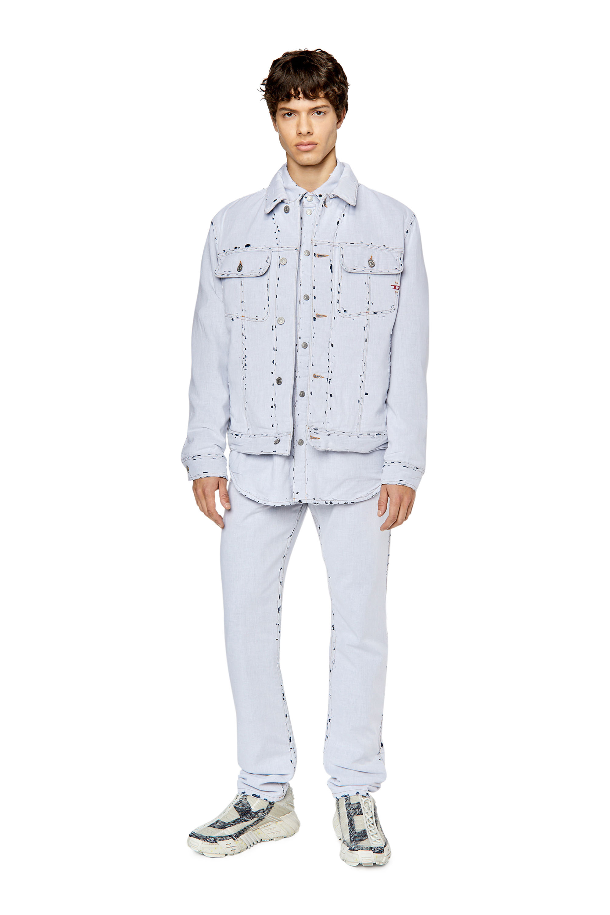 Diesel - 1995 D-Sark 007R5 Straight Jeans, White - Image 4