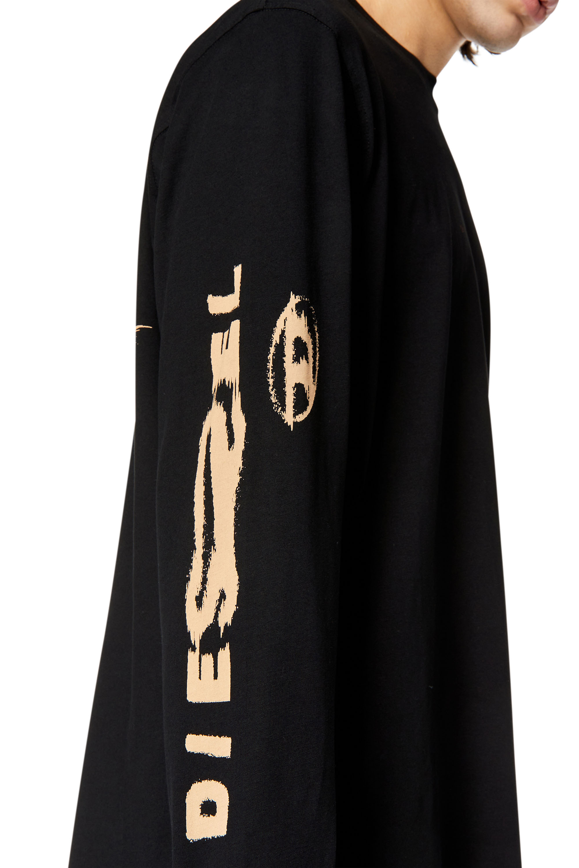 Diesel - T-JUST-LS-G3, Black - Image 5
