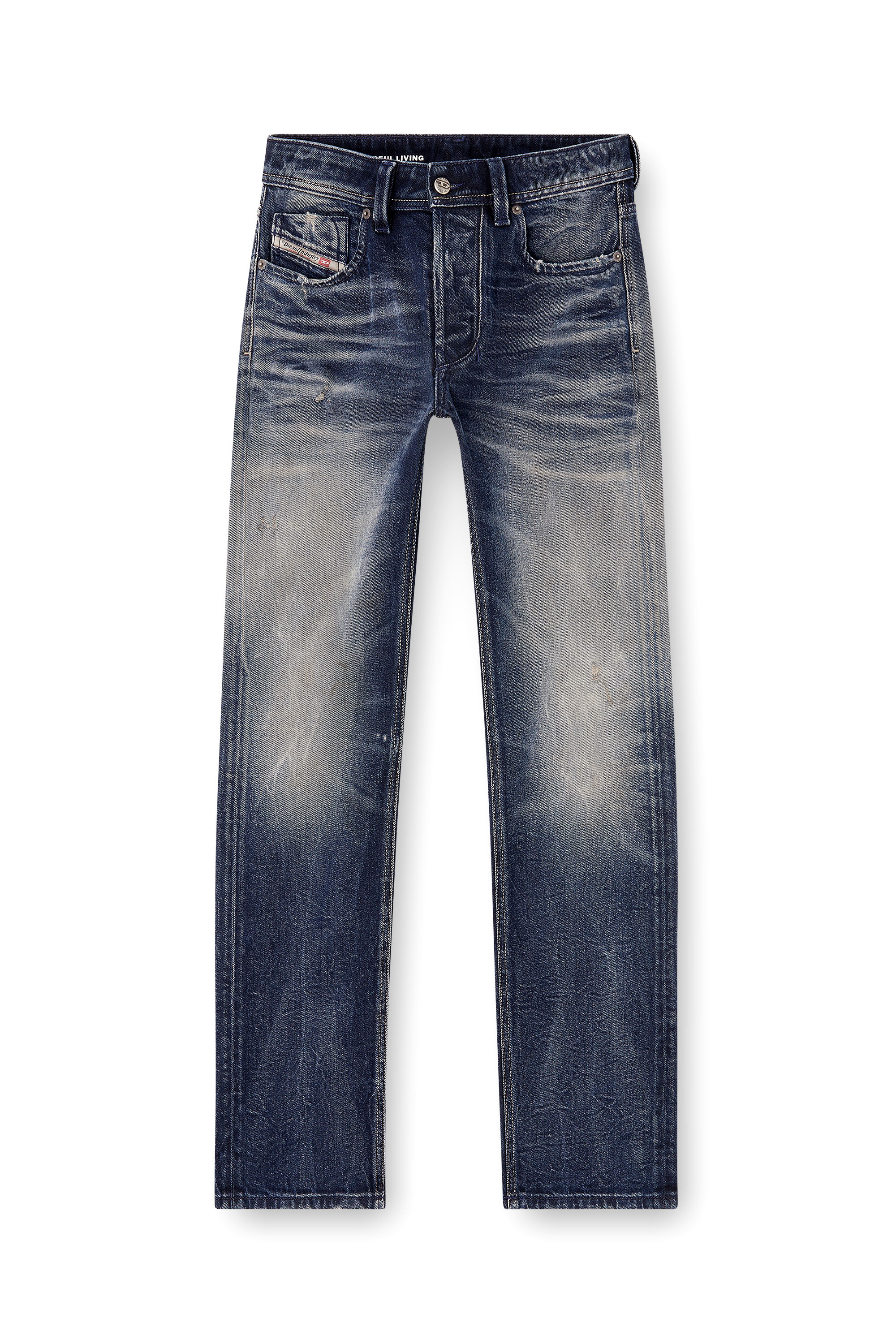 Diesel - Man's Regular Jeans 1985 Larkee 09N57, Dark Blue - 3
