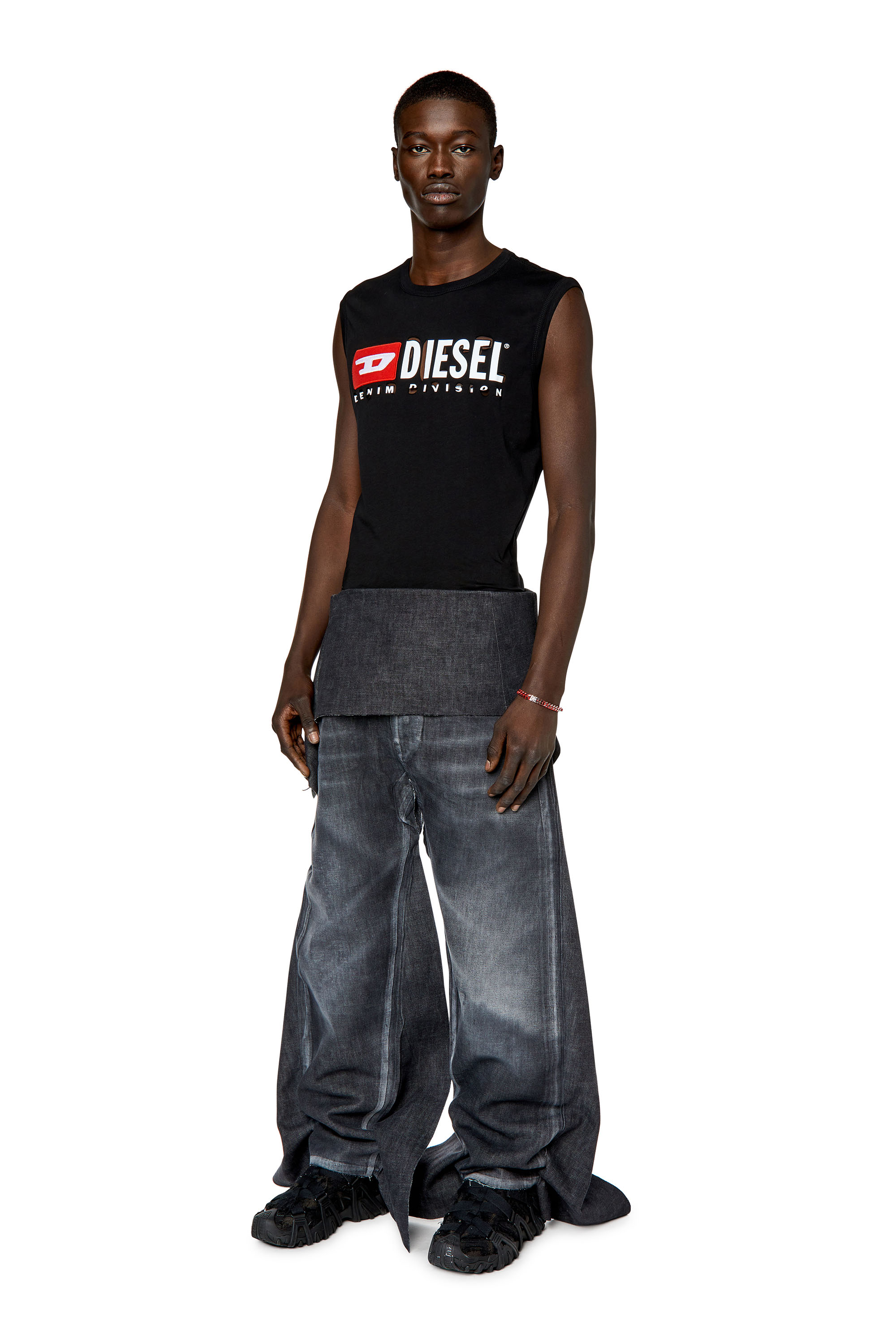 Diesel - T-BISCO-DIVSTROYED, Black - Image 2