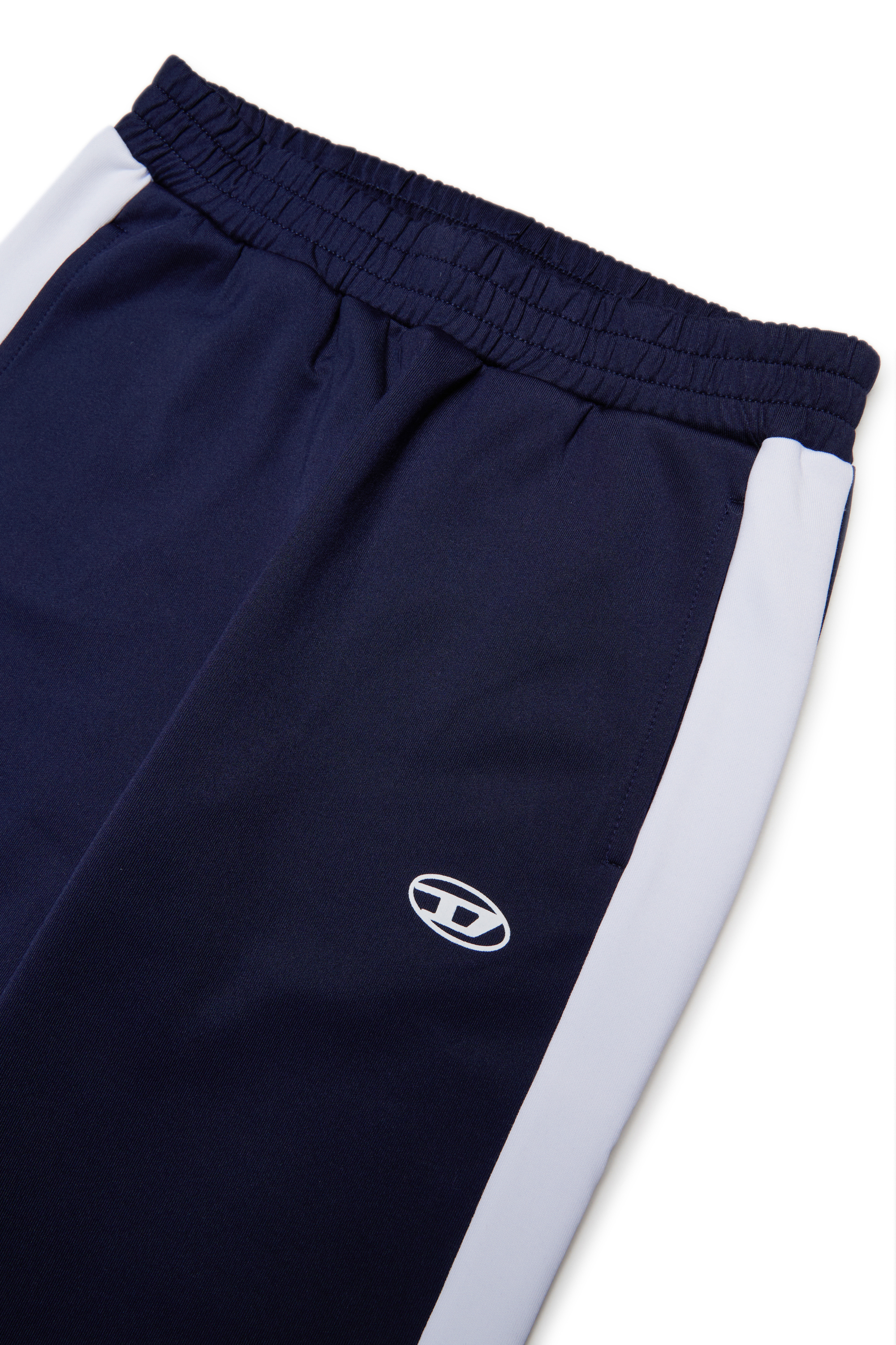 Diesel - PBOS, Man's Sweatpants with side bands in Dark Blue - 3