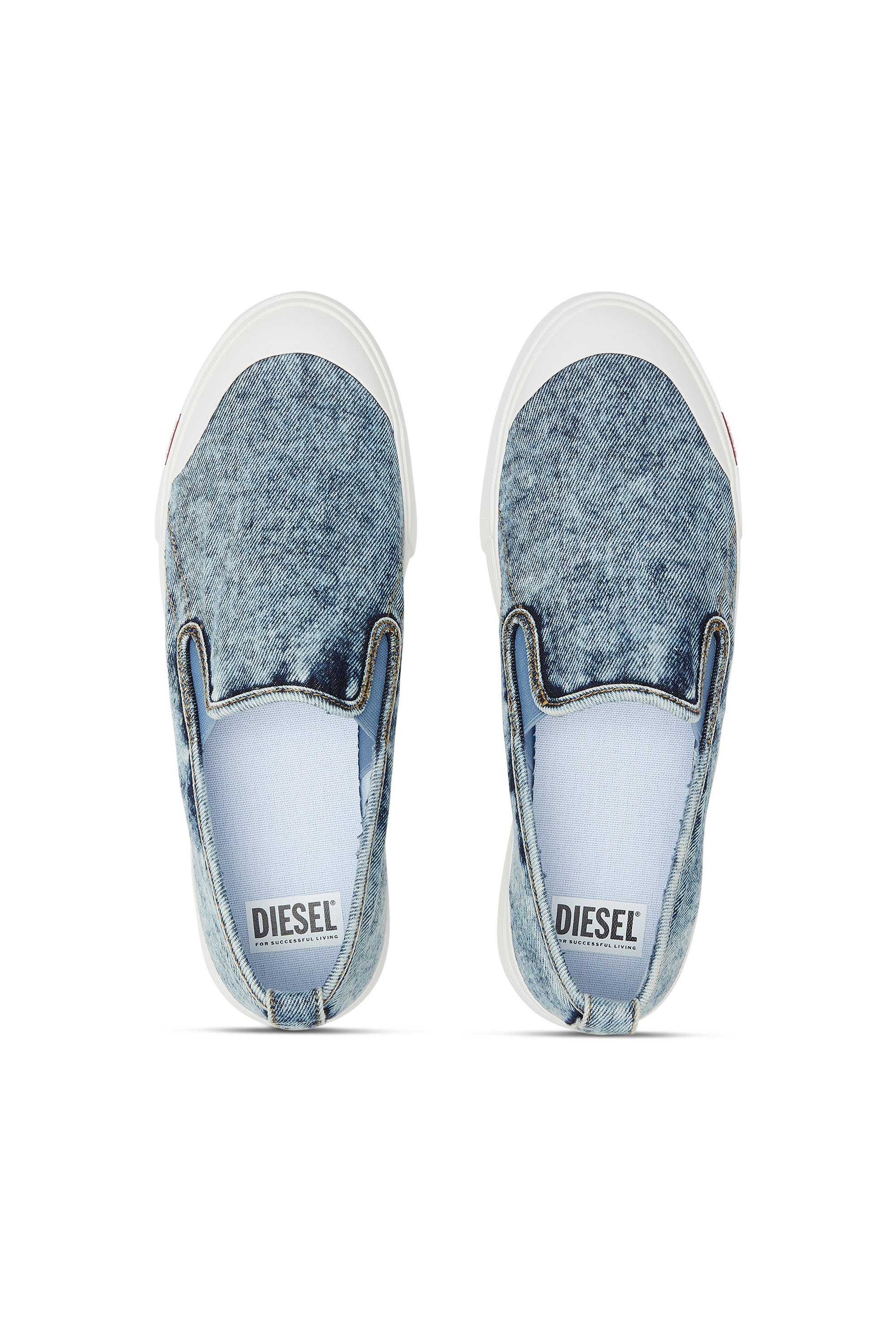 Diesel - S-ATHOS NMD SO, Man's S-Athos-Denim slip-on sneakers in Blue - 5