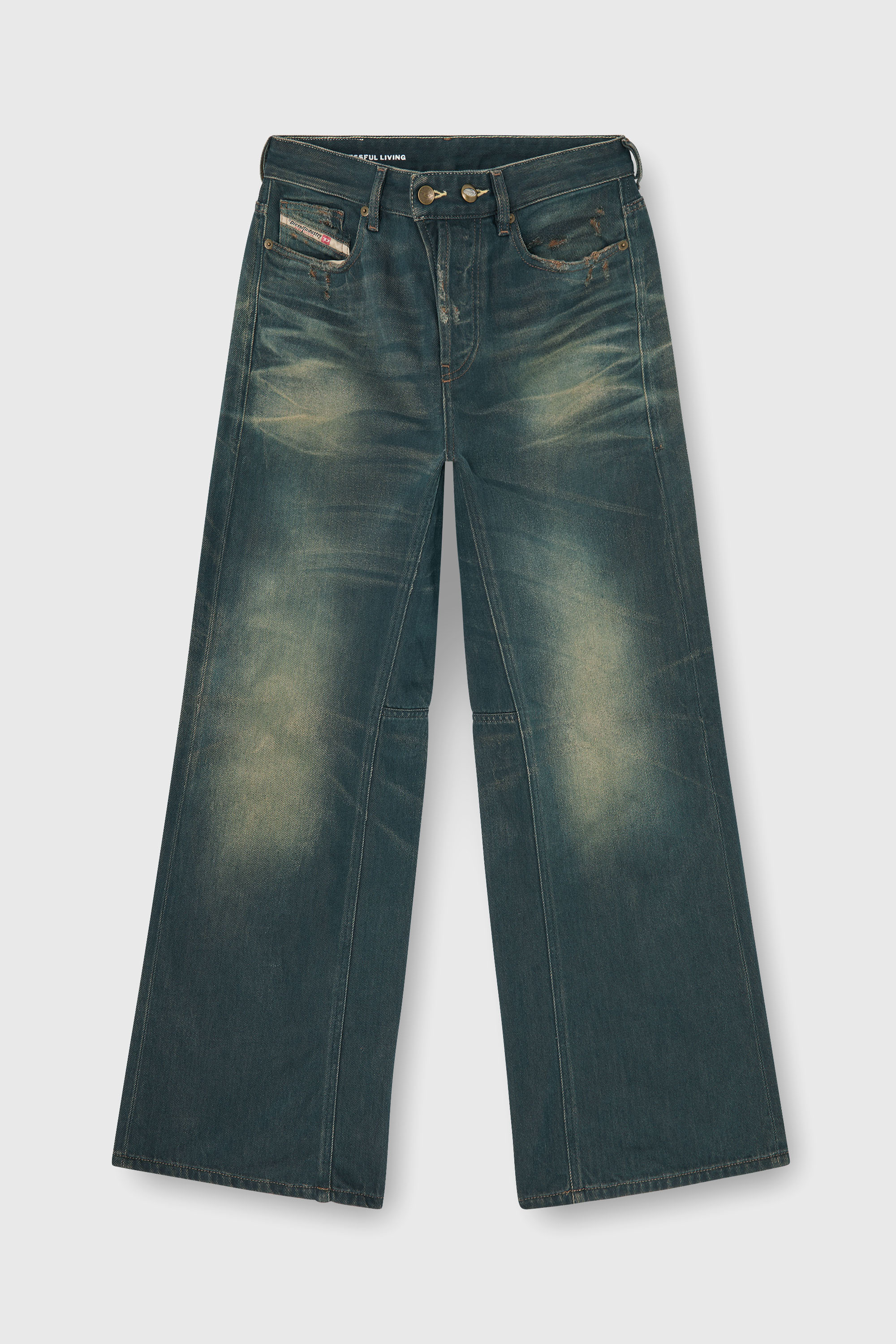 Diesel - Woman's Relaxed Jeans 1996 D-Sire 09P85, Dark Blue - 6