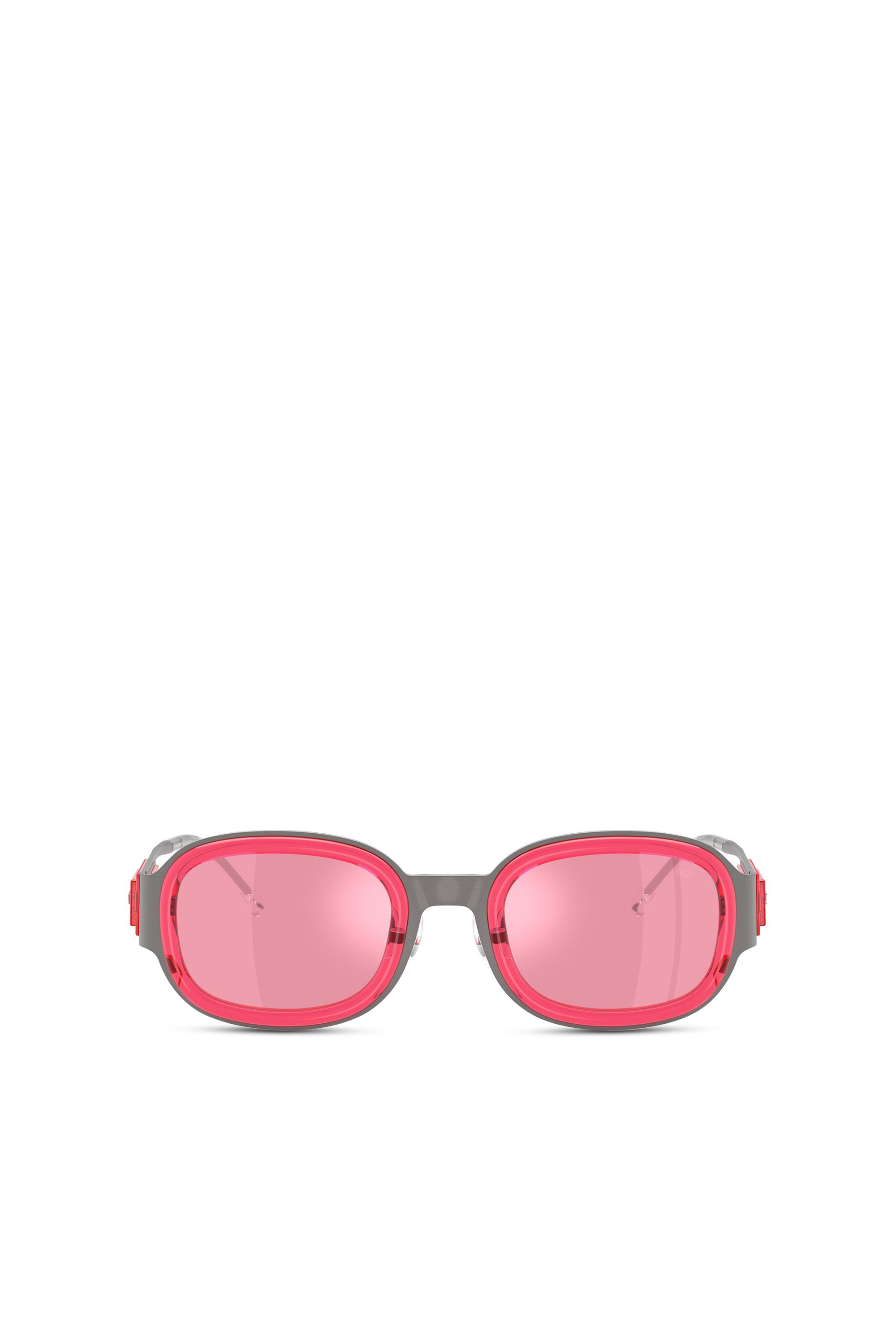 Diesel - 0DL1020, Unisex's Square sunglasses in Grey/Red - 1