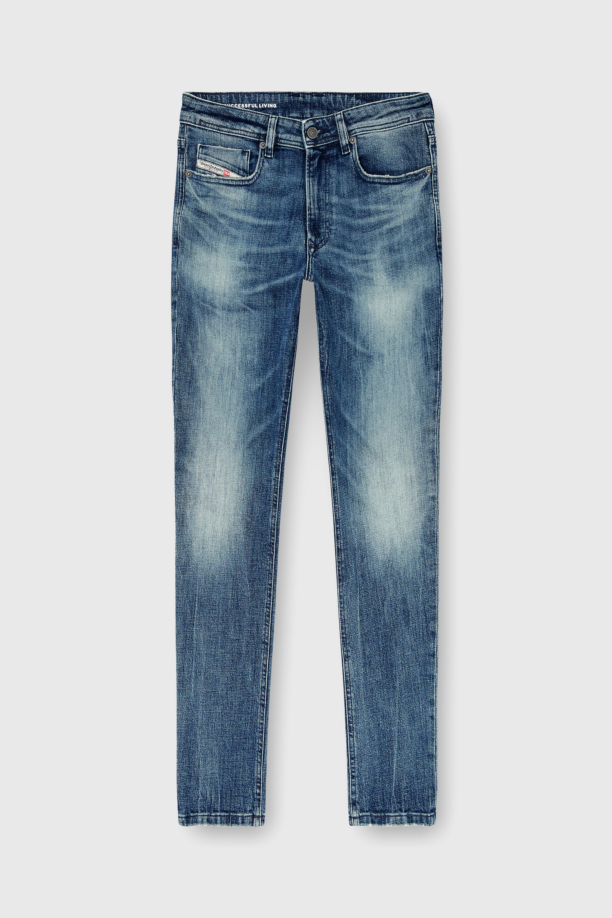 Diesel - Man's Skinny Jeans 1979 Sleenker 0KBBE, Medium blue - 2