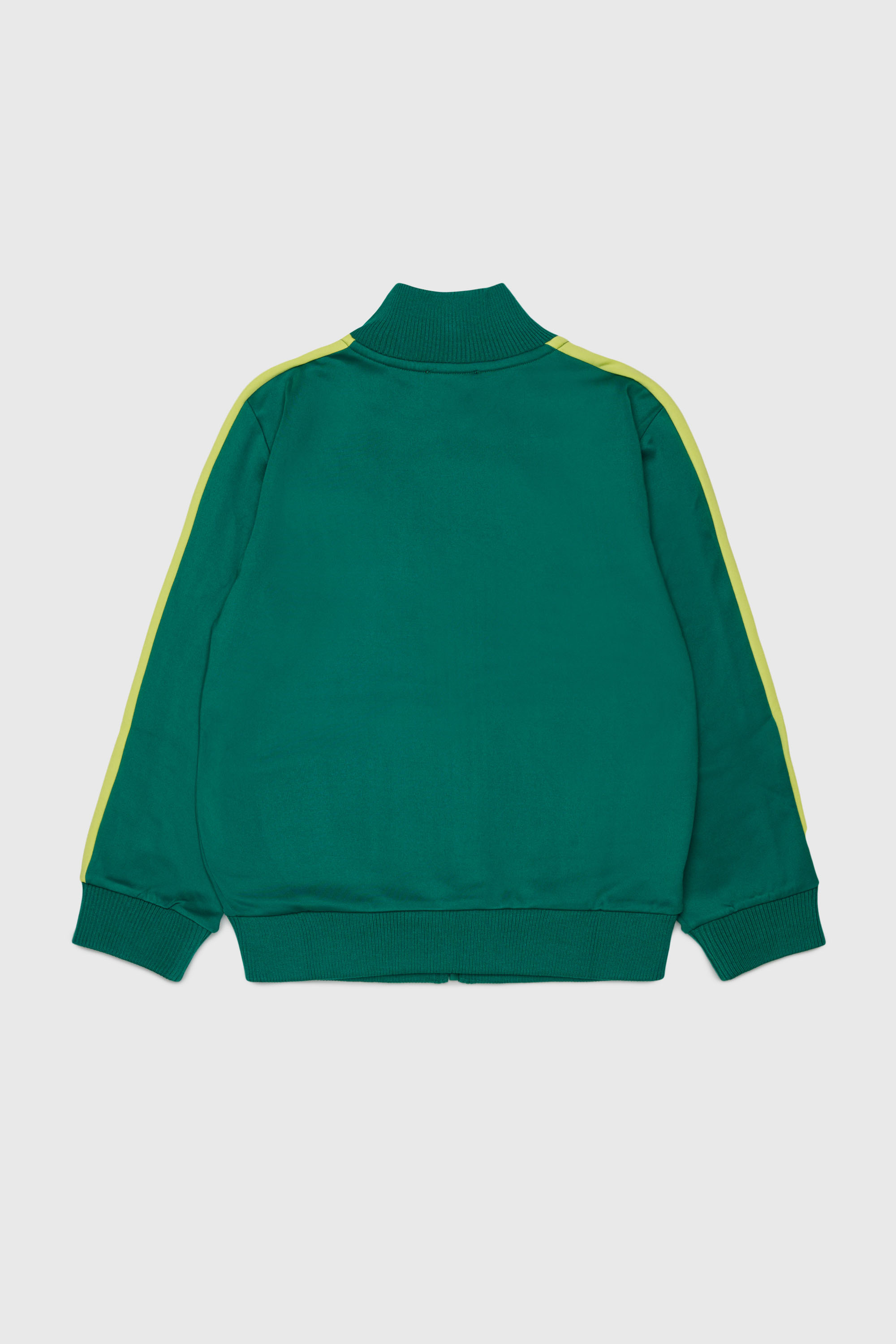 Diesel - SBOS, Man's Track jacket with Oval D logo in Green - 2