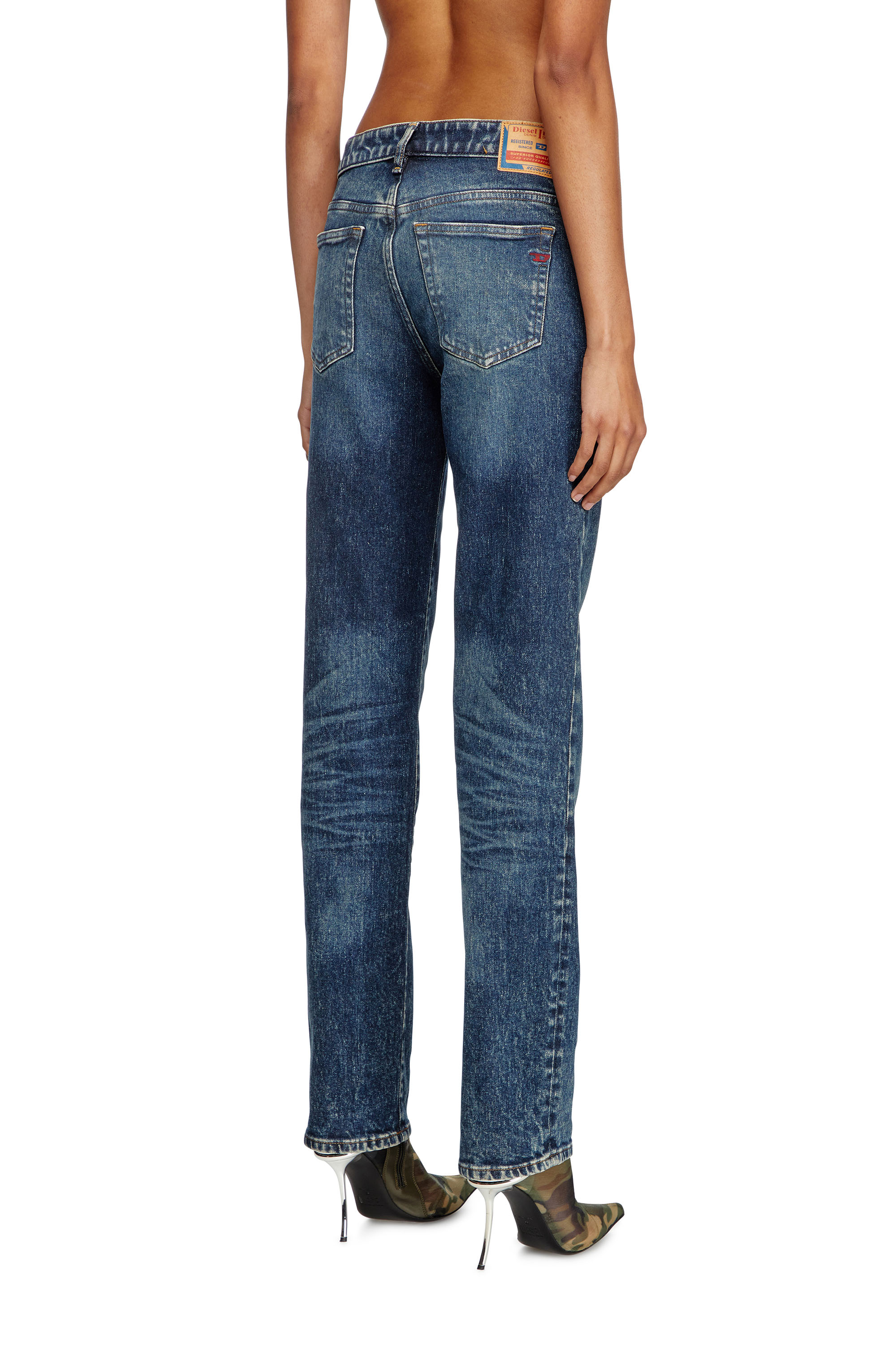 Diesel - Woman's Regular Jeans 1989 D-Mine 007Y3, Dark Blue - 3