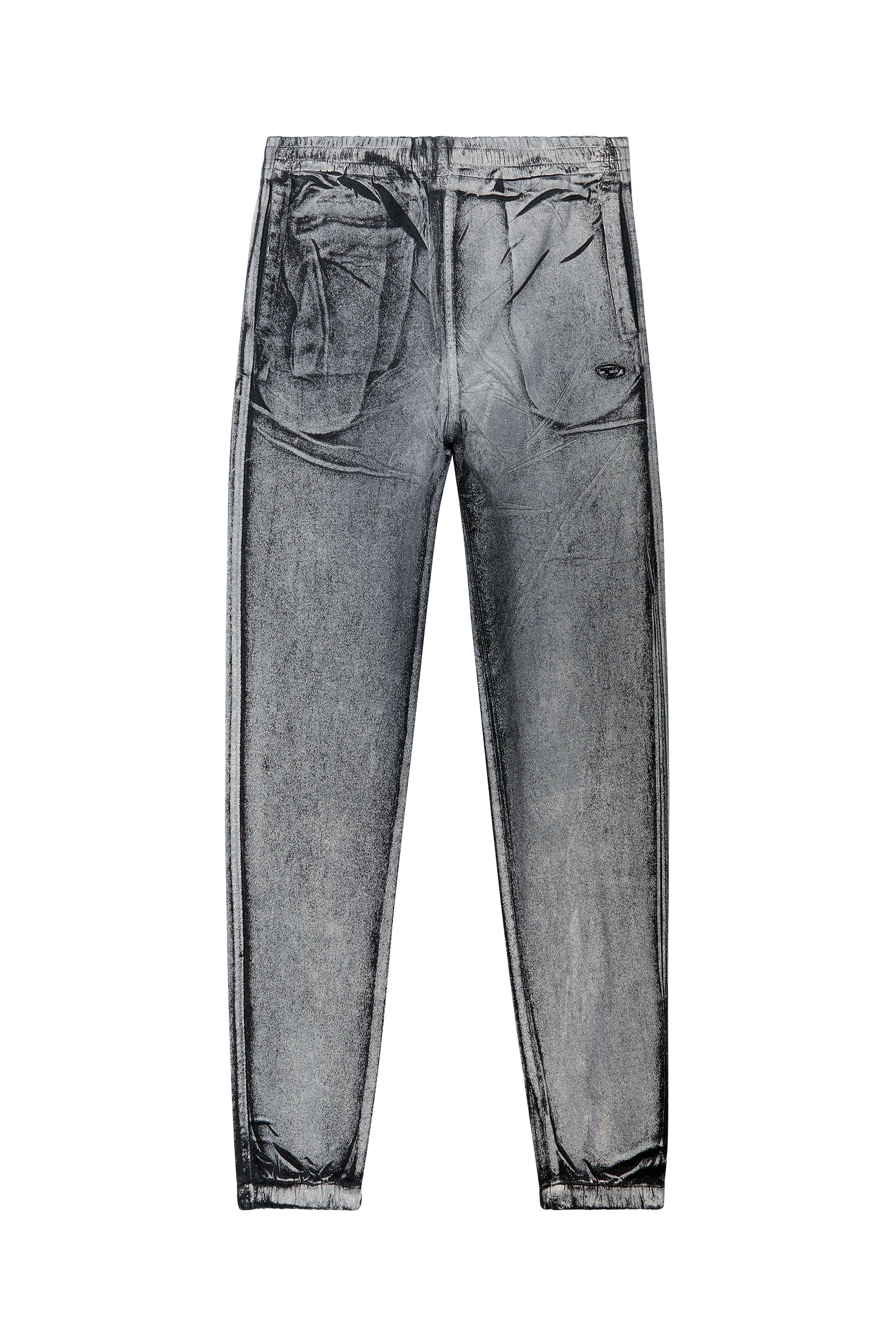 Diesel - Tapered D-Lab Track Denim 068KQ, Grey - Image 5