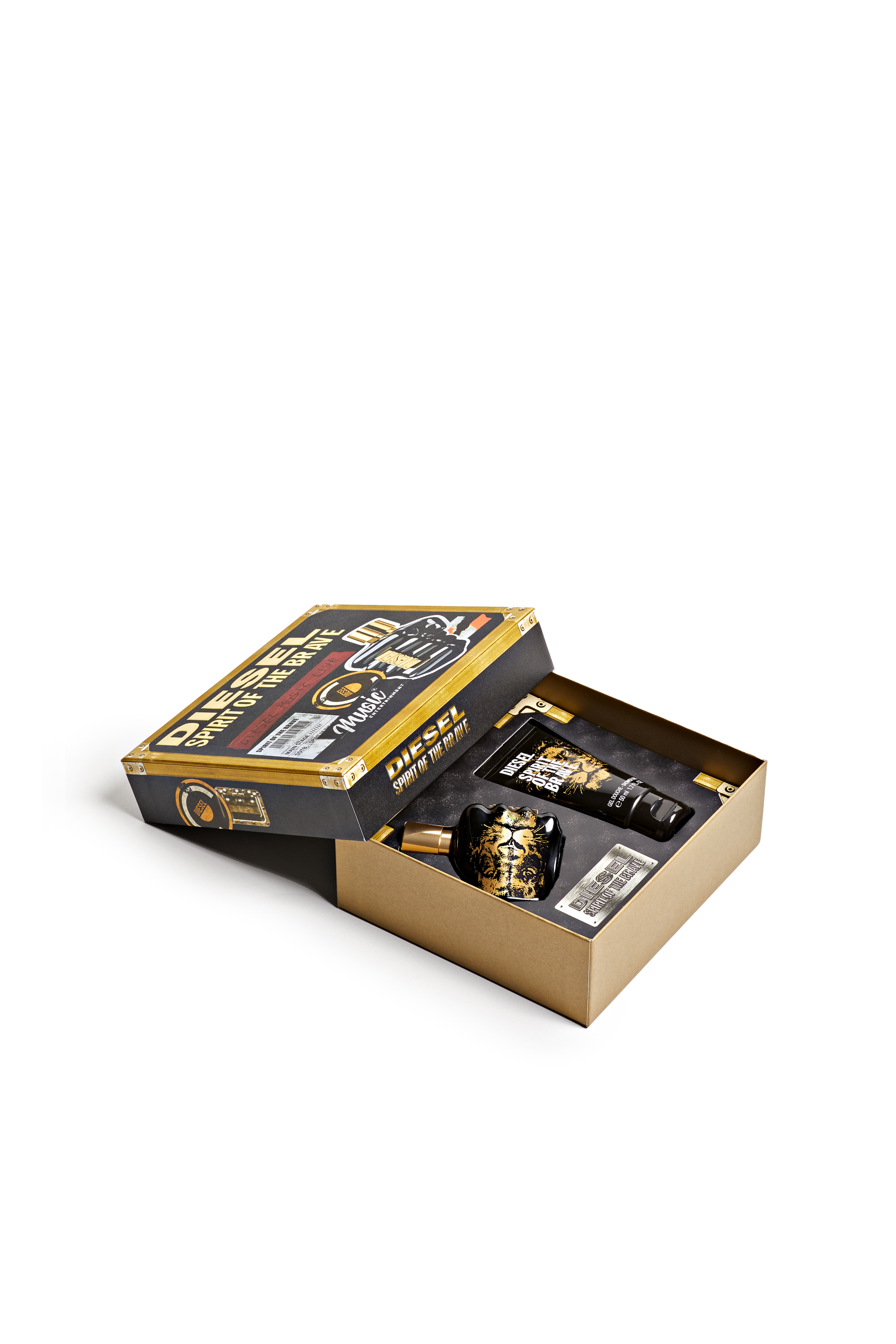 Diesel - SPIRIT OF THE BRAVE 35 ML GIFT SET, Man's Spirit Of The Brave Gift set in Black - 3