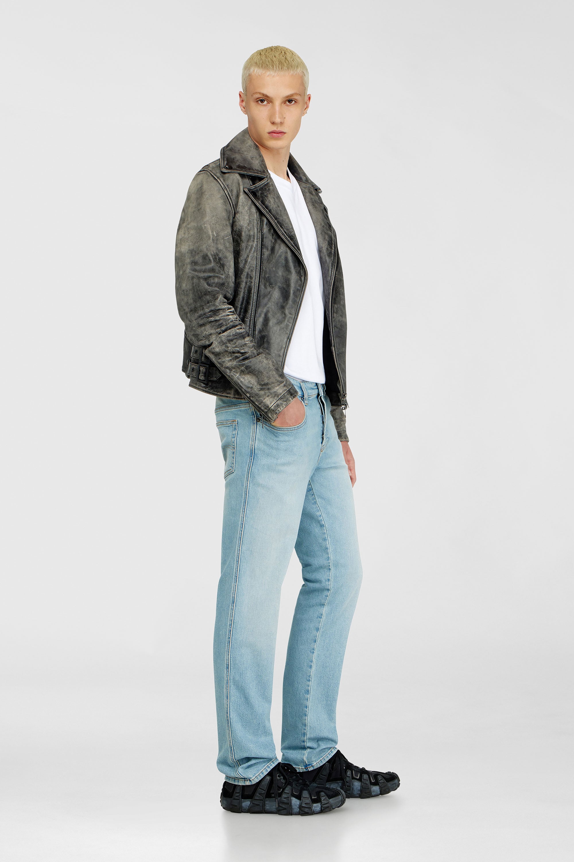 Diesel - Man's Slim Jeans 1993 D-Vyl 0HDBI, Light Blue - 2