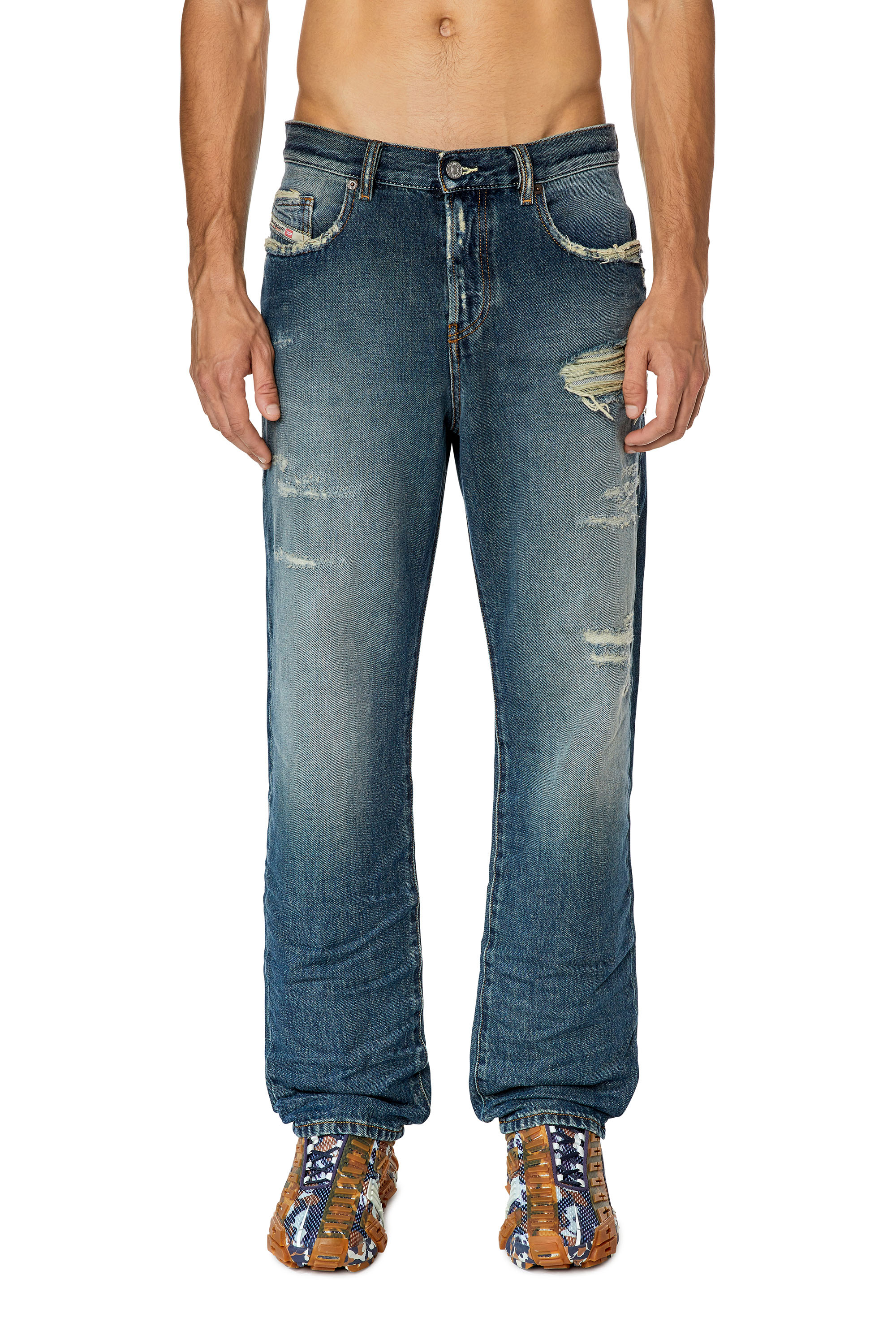 Diesel - Straight Jeans 2020 D-Viker E9C40, Dark Blue - Image 2