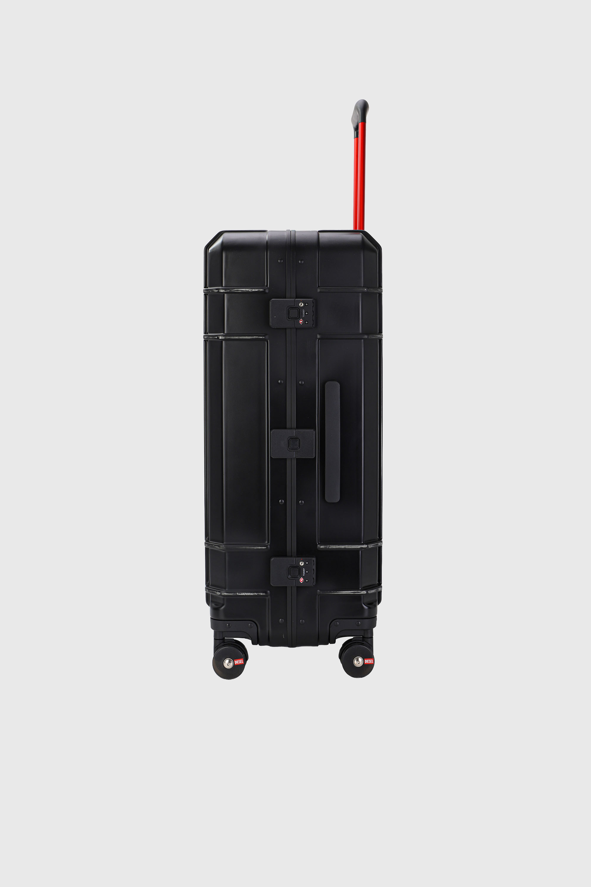 Diesel - DIESEL PC STRONG IMAGE TROLLEY- DSL003, Unisex's Rugged suitcase size L in Black - 5