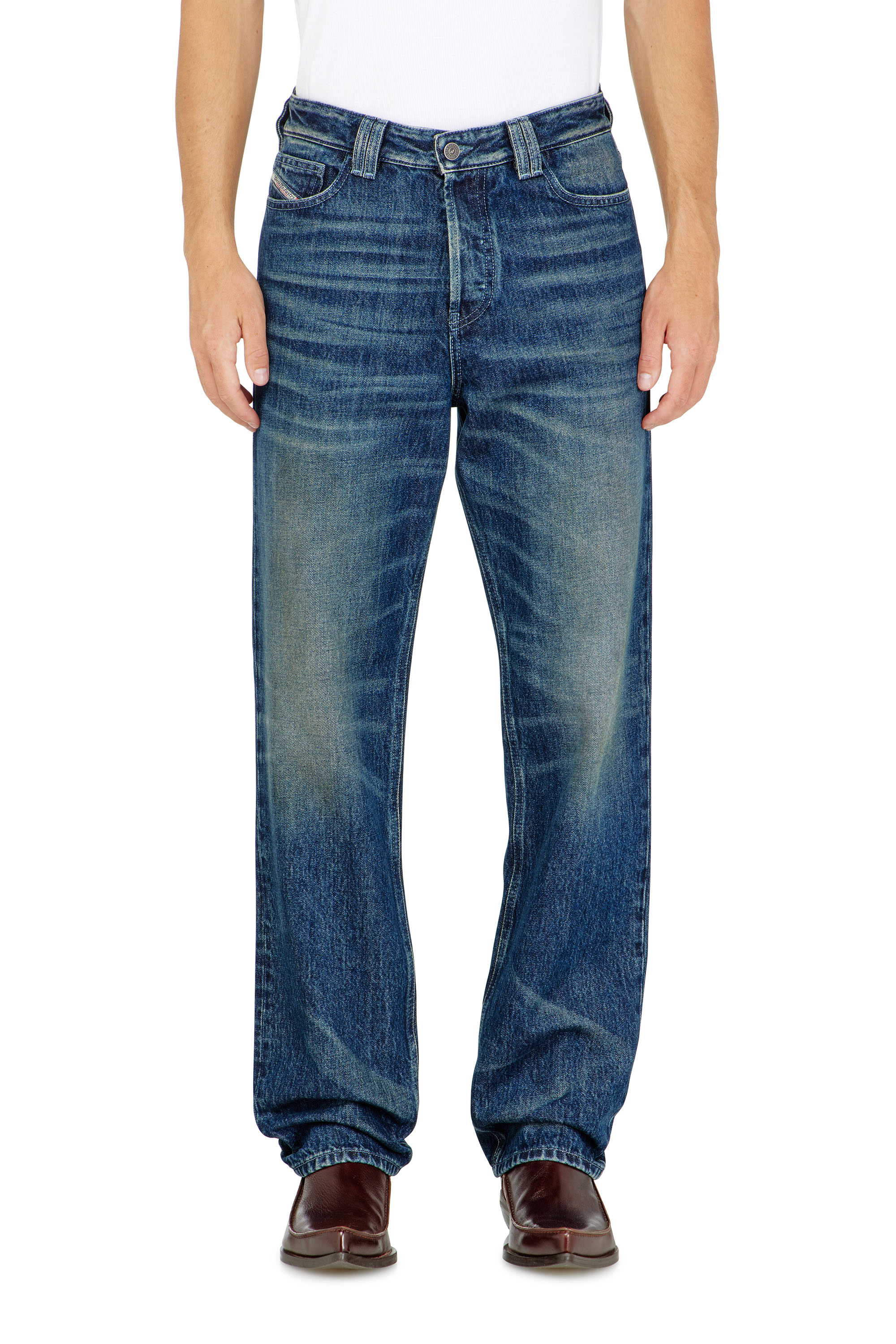 Diesel - Man's Regular Jeans 1991 D-Voeed 007FZ, Dark Blue - 4