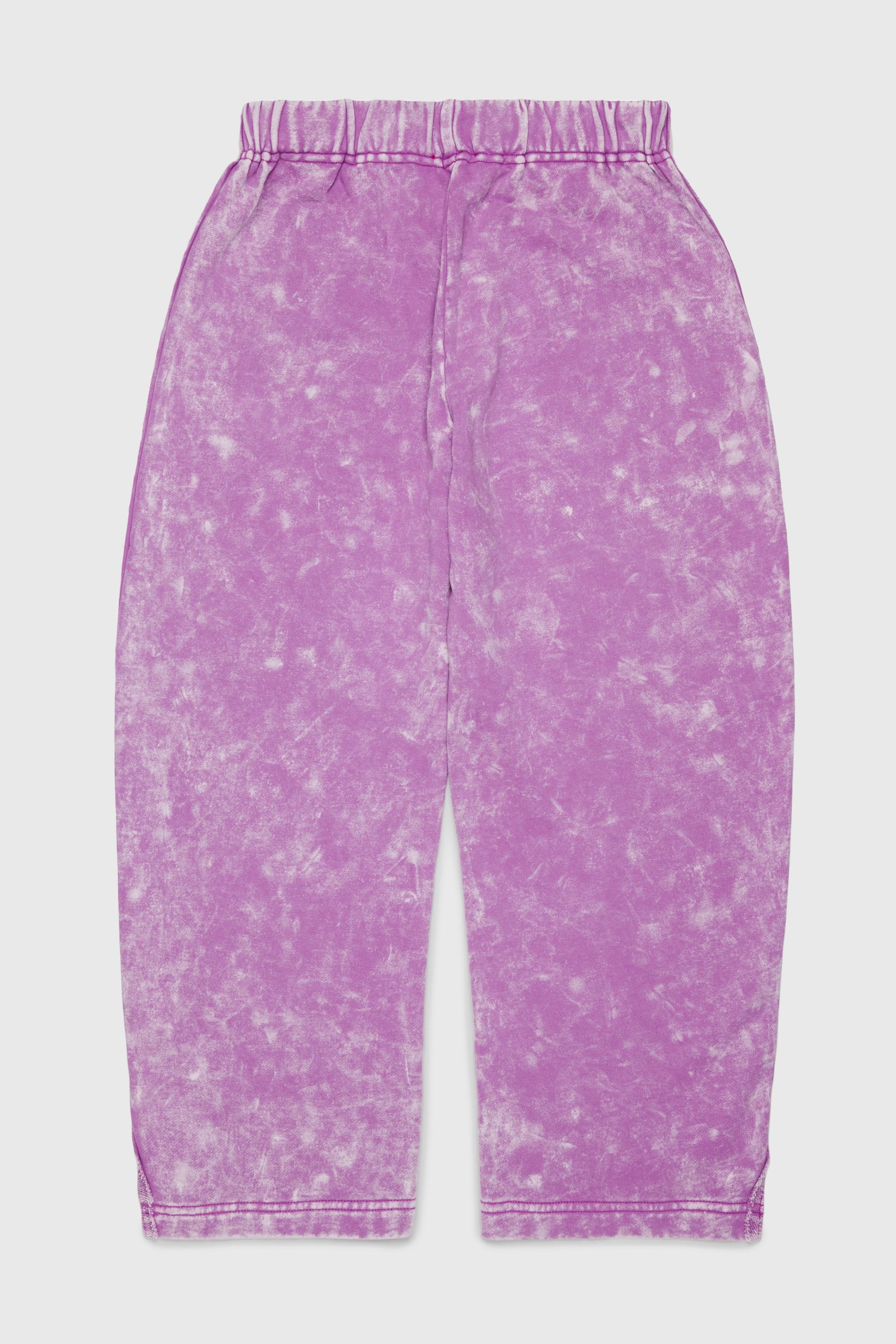 Diesel - PLOXY, Woman's Cotton sweatpants with marbled effect in Violet - 2