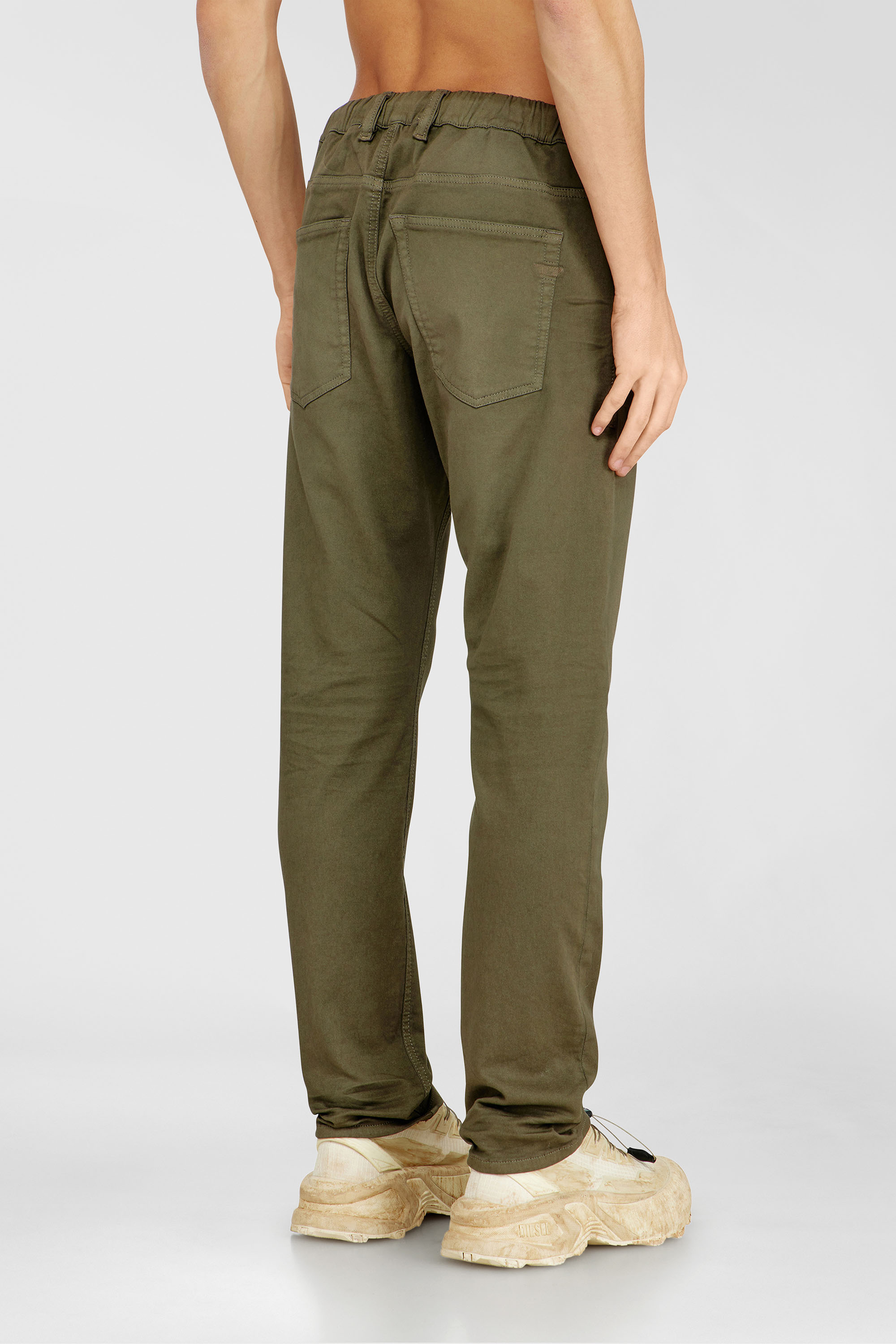 Diesel - Man's Regular 2032 D-Krooley-BW Joggjeans&reg; 0670M, Military Green - 3