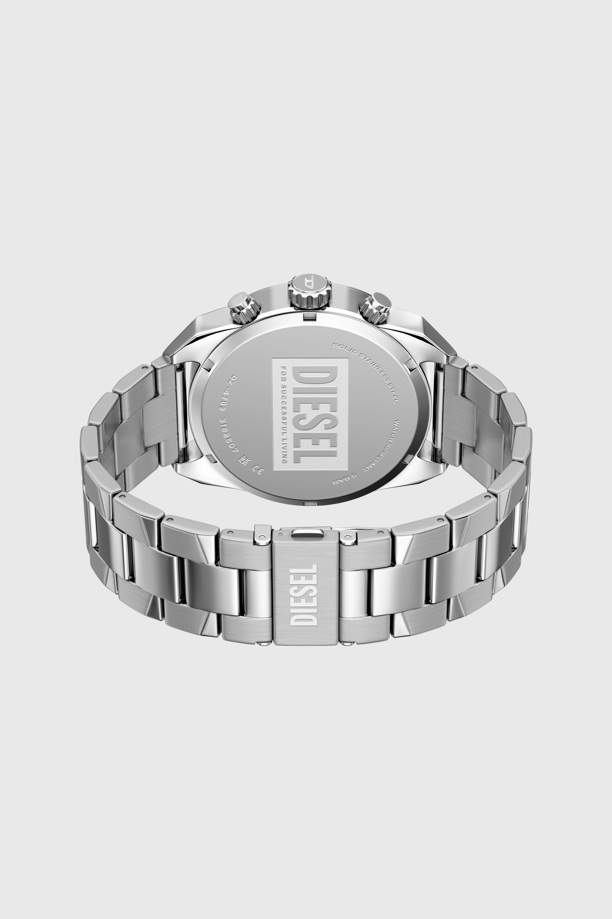 Diesel - DZ4709 WATCH, Man's Spiked Stainless Steel Watch in Silver - 6