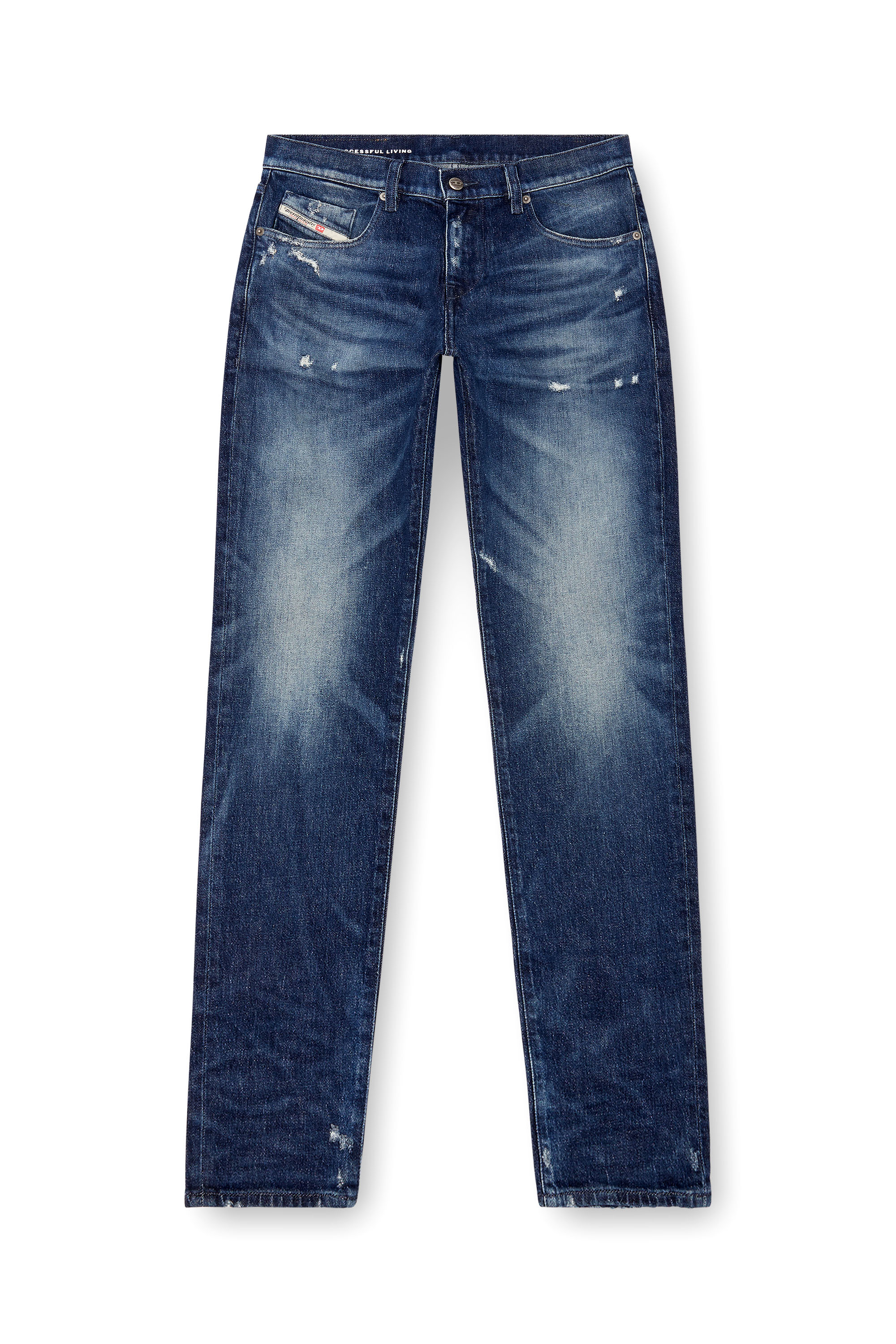 Diesel - Man Slim Jeans 2019 D-Strukt 09J56, Dark Blue - Image 3