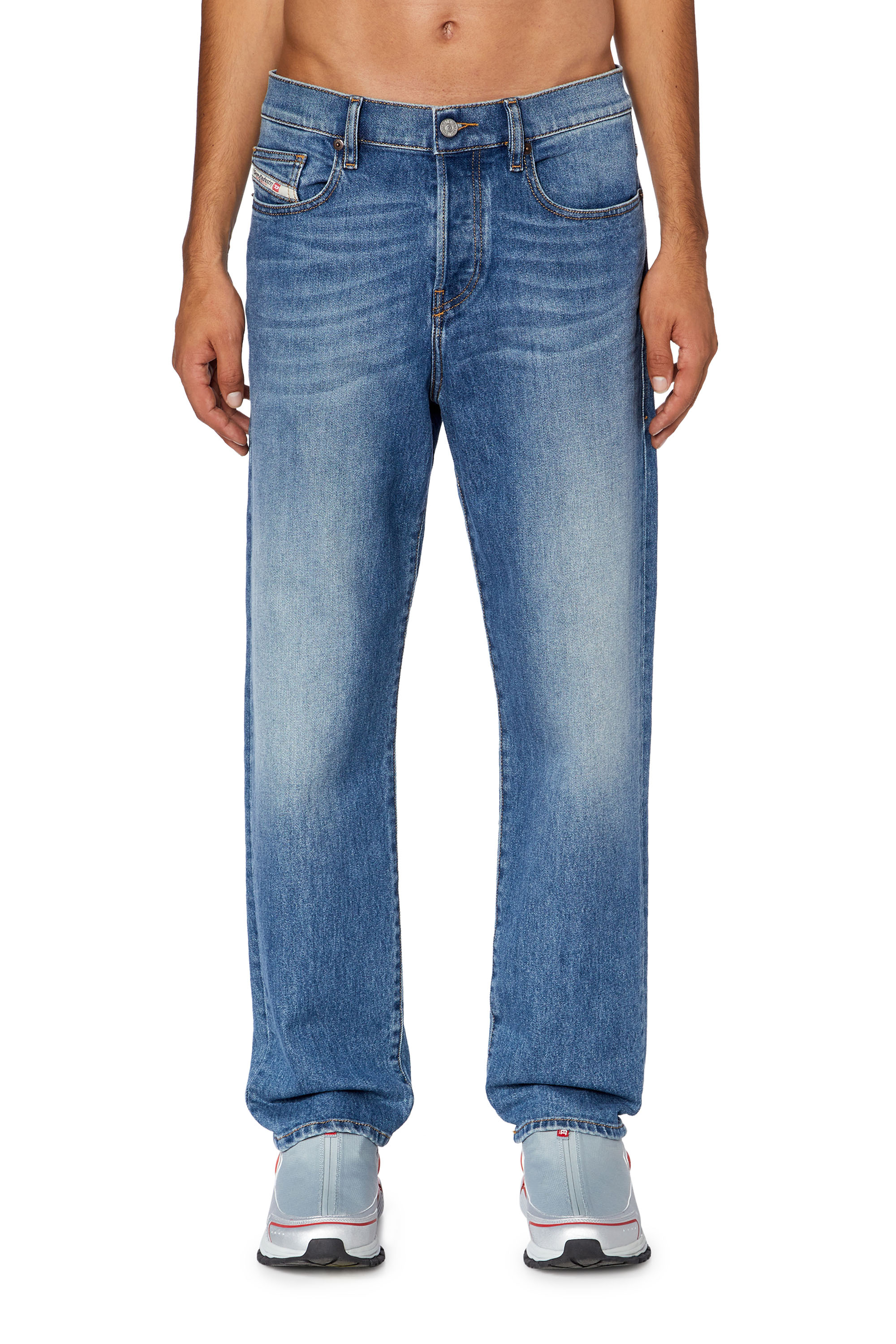 Diesel - Straight Jeans 2020 D-Viker 09F82, Medium blue - Image 1