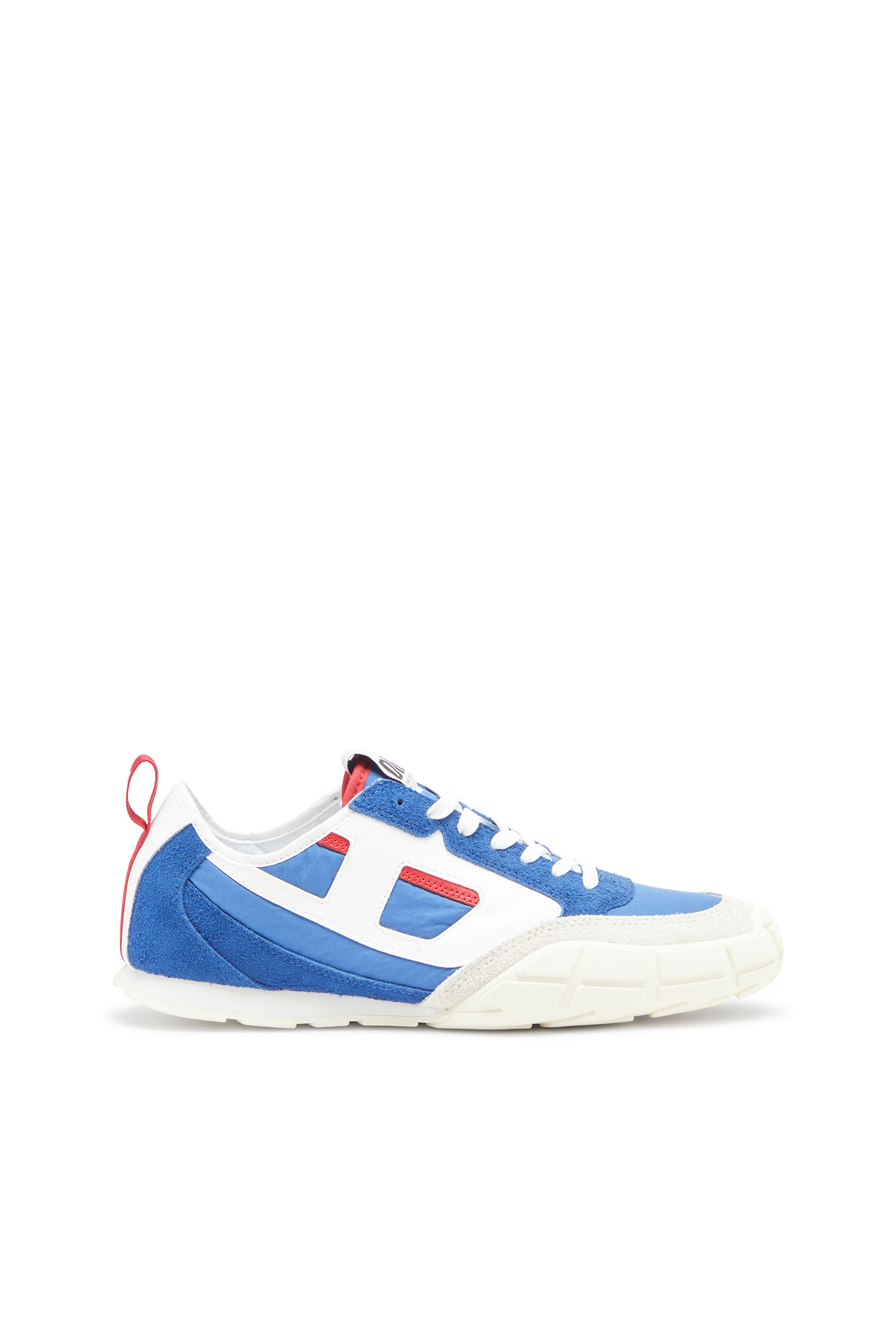 S-PAGODHA LOW, Blue Diesel - S-PAGODHA LOW, Man's S-Pagodha-Sneakers in leather, suede and ripstop in Blue - 1