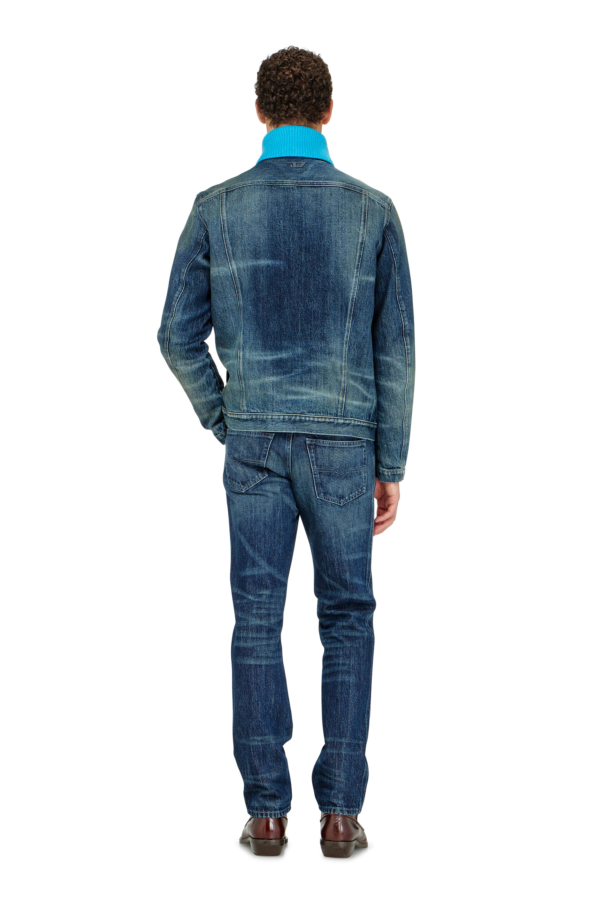 Diesel - Man's Slim Jeans 1993 D-Vyl 007FZ, Dark Blue - 4