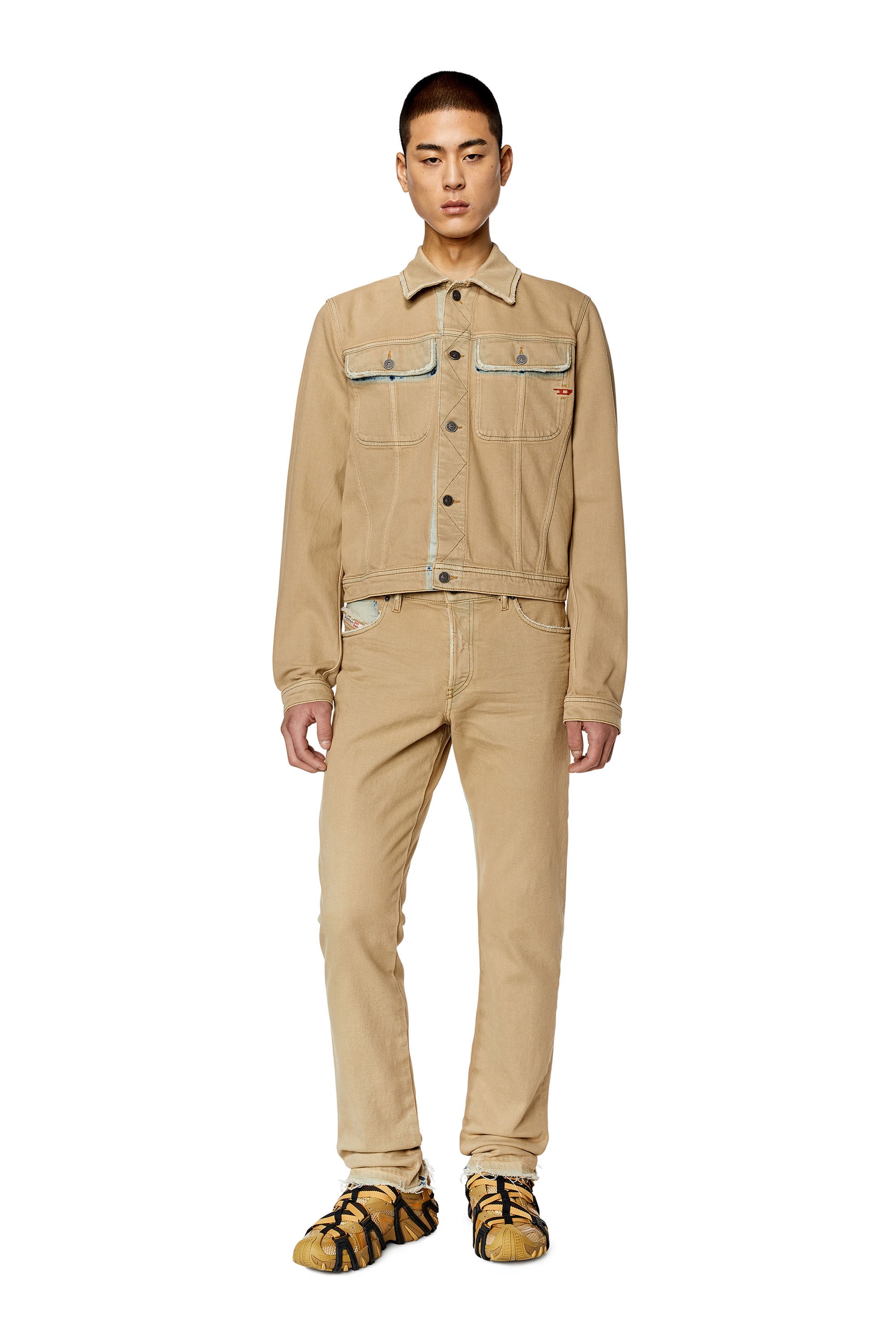 Diesel - 1995 D-Sark 09F24 Straight Jeans, Beige - Image 4