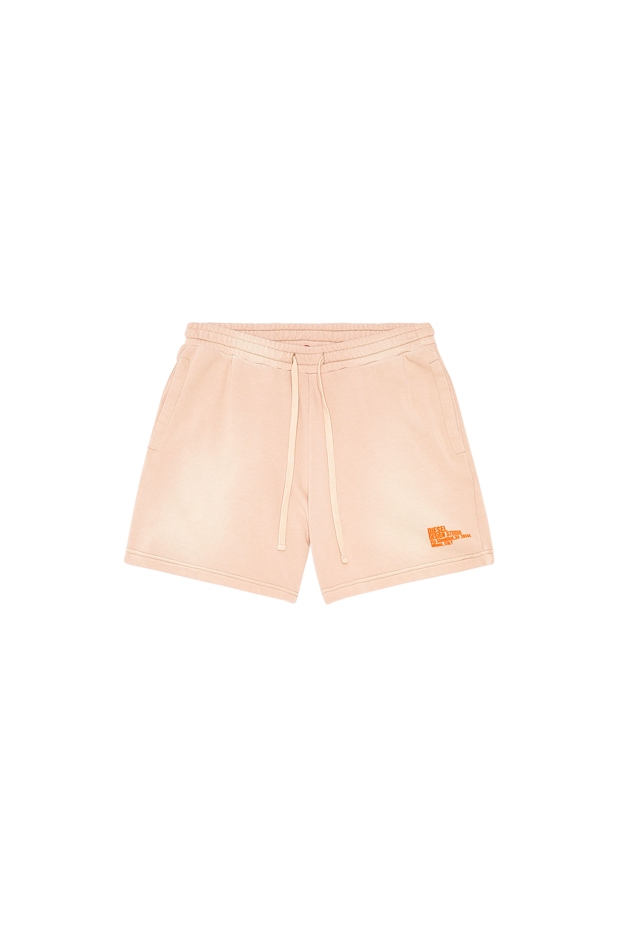 Diesel - P-STELT-N1, Man's Sweat shorts with sun-faded effect in Pink - 1