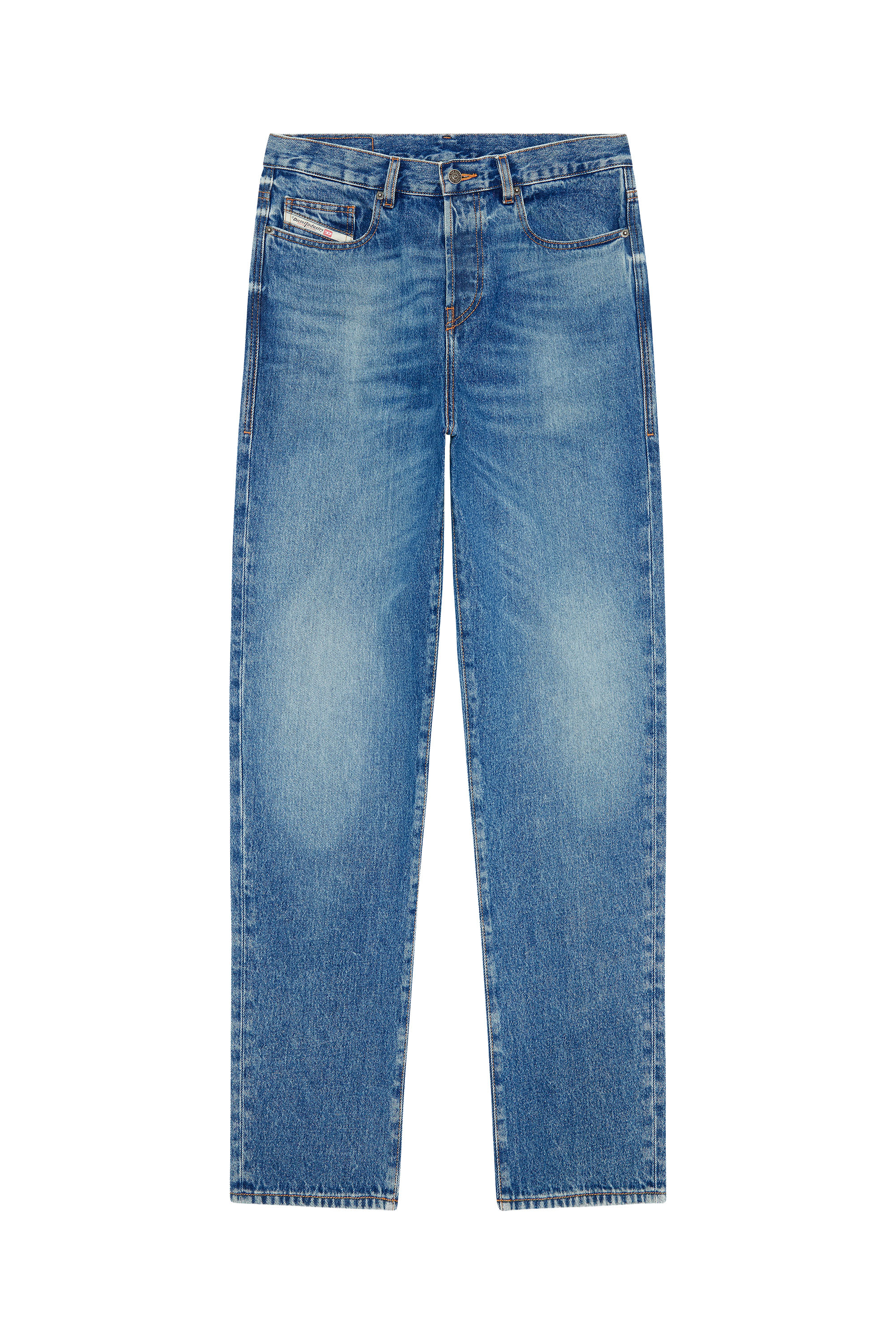 Diesel - 2020 D-Viker 0GYCT Straight Jeans, Medium blue - Image 6