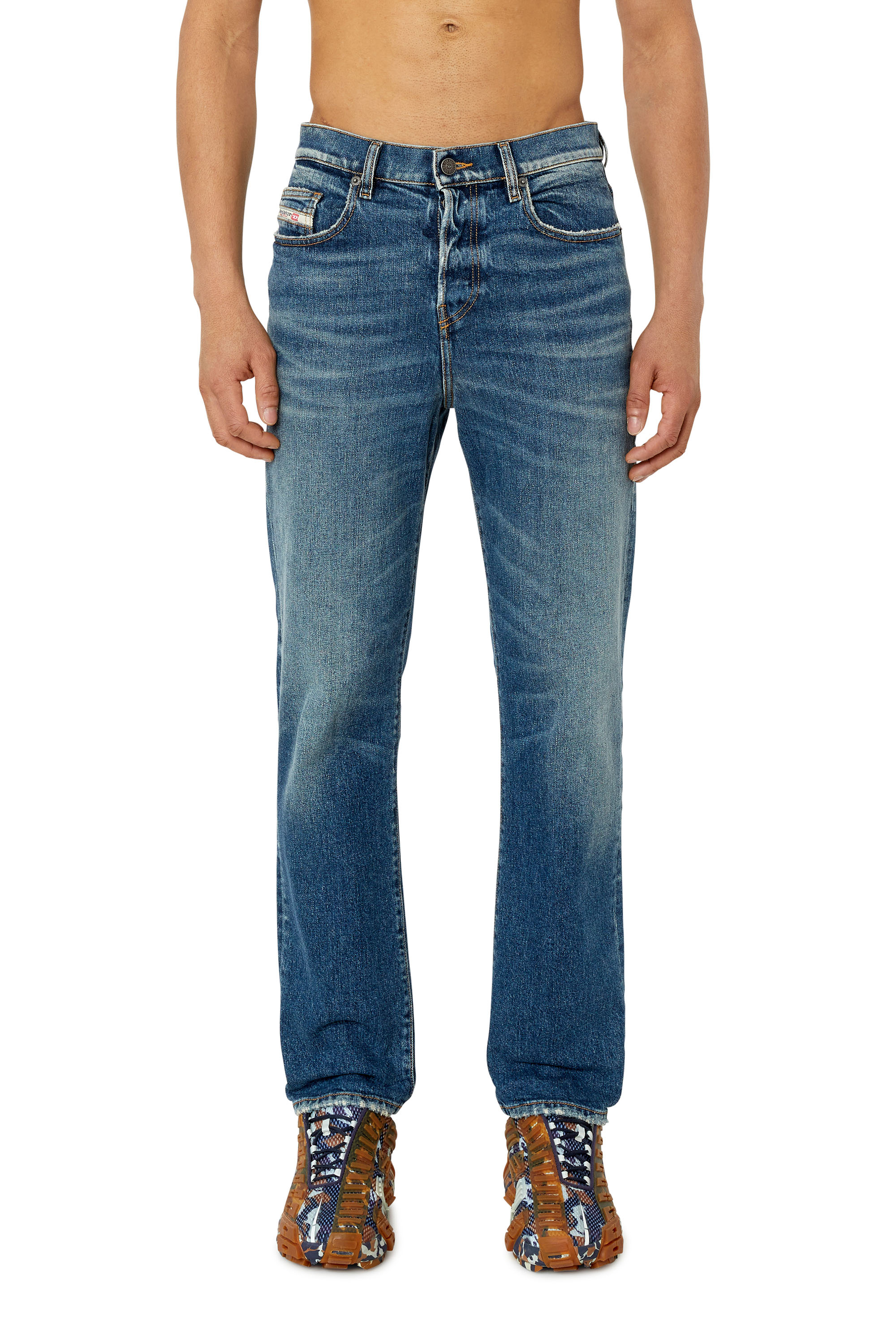 Diesel - Straight Jeans 2020 D-Viker 007L1, Medium blue - Image 4