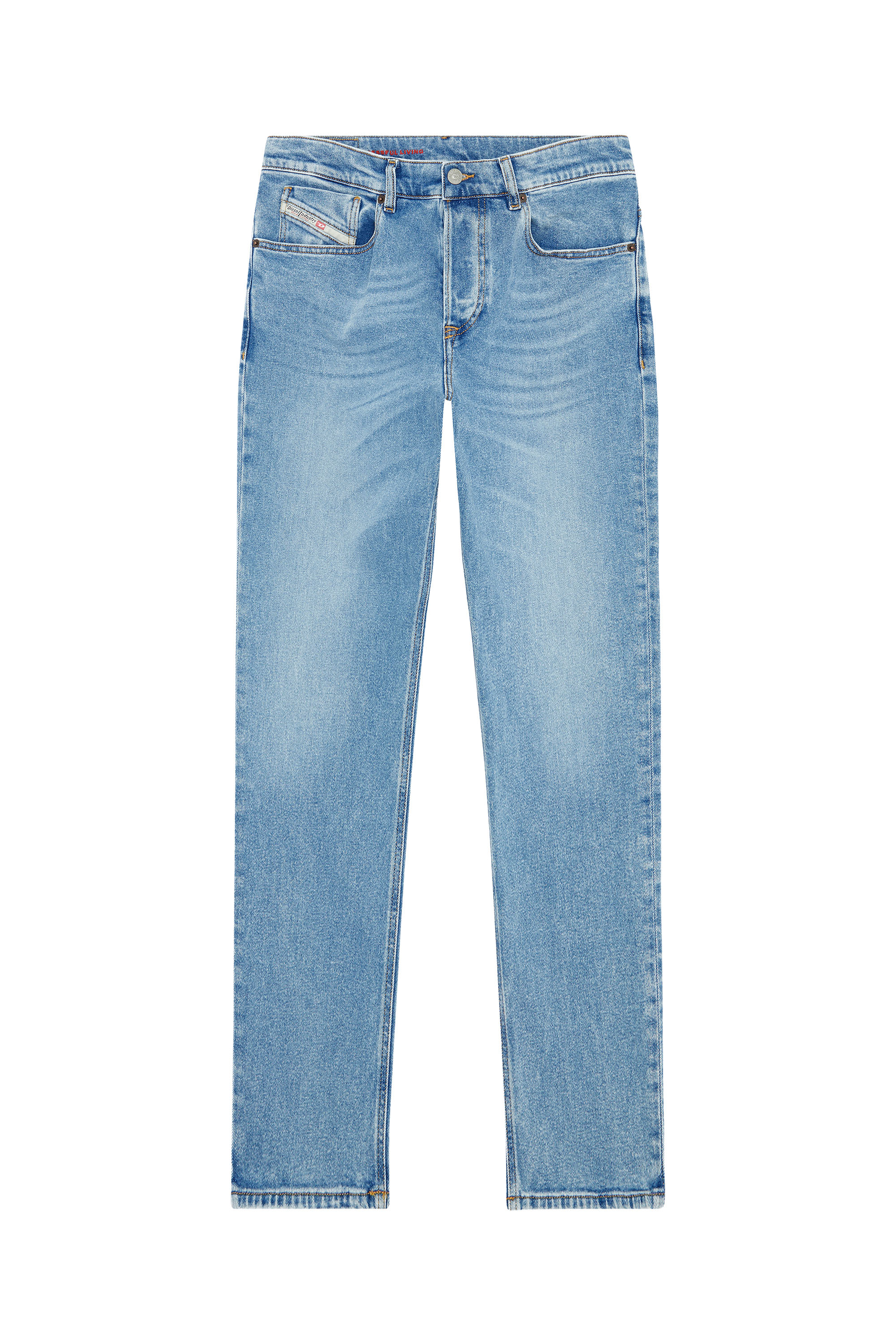 Diesel - Tapered Jeans 2005 D-Fining 9B92L, Light Blue - Image 5