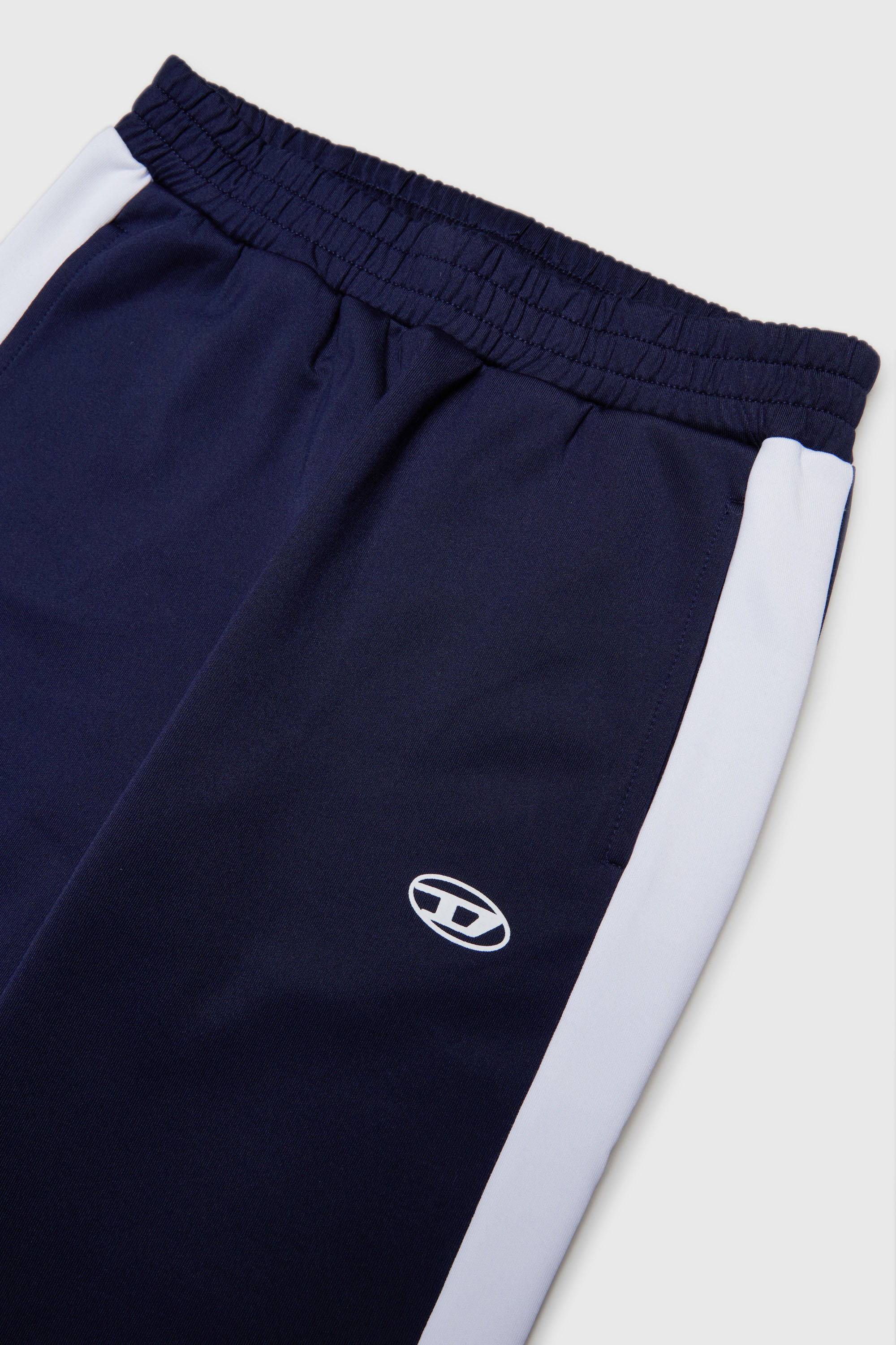 Diesel - PBOS, Man's Sweatpants with side bands in Dark Blue - 3