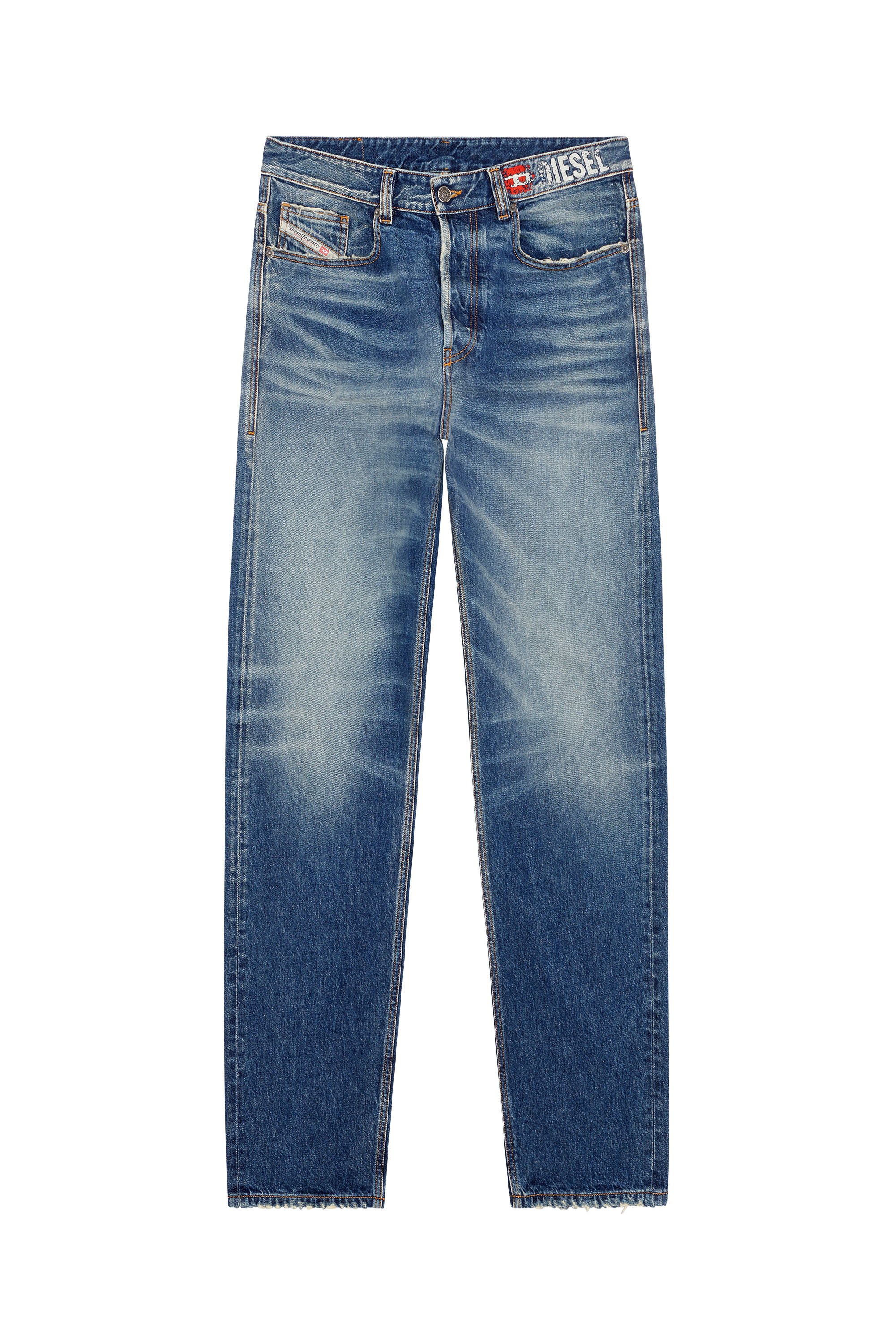 Diesel - Straight Jeans 2010 D-Macs 09H02, Medium blue - Image 5