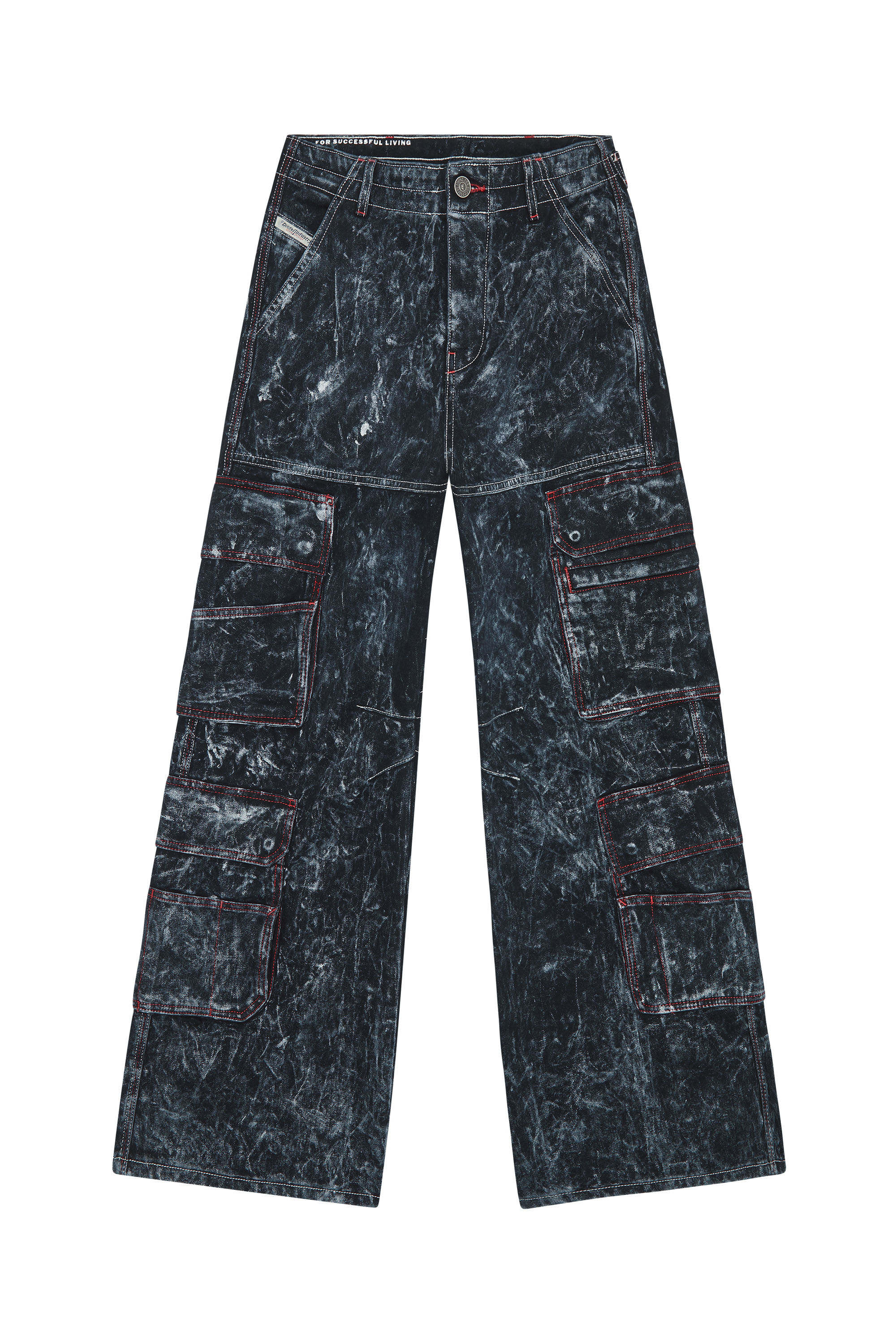 Diesel - D-Sire 0EMAC Straight Jeans, Black/Dark grey - Image 3