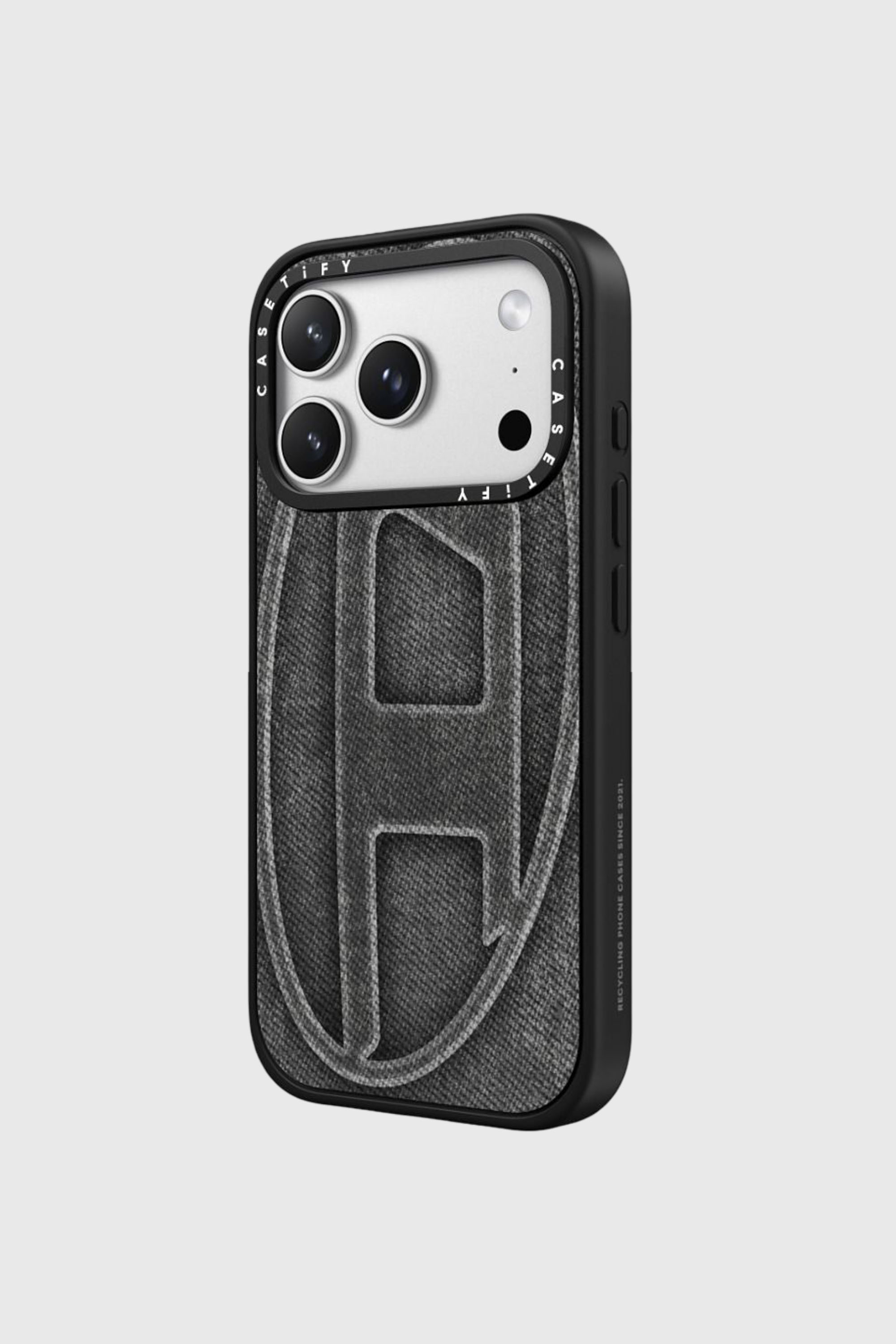 Diesel - 60573 MOULDED CASE, Unisex's Oval D impact case for iPhone 17 Pro Max in Black - 2