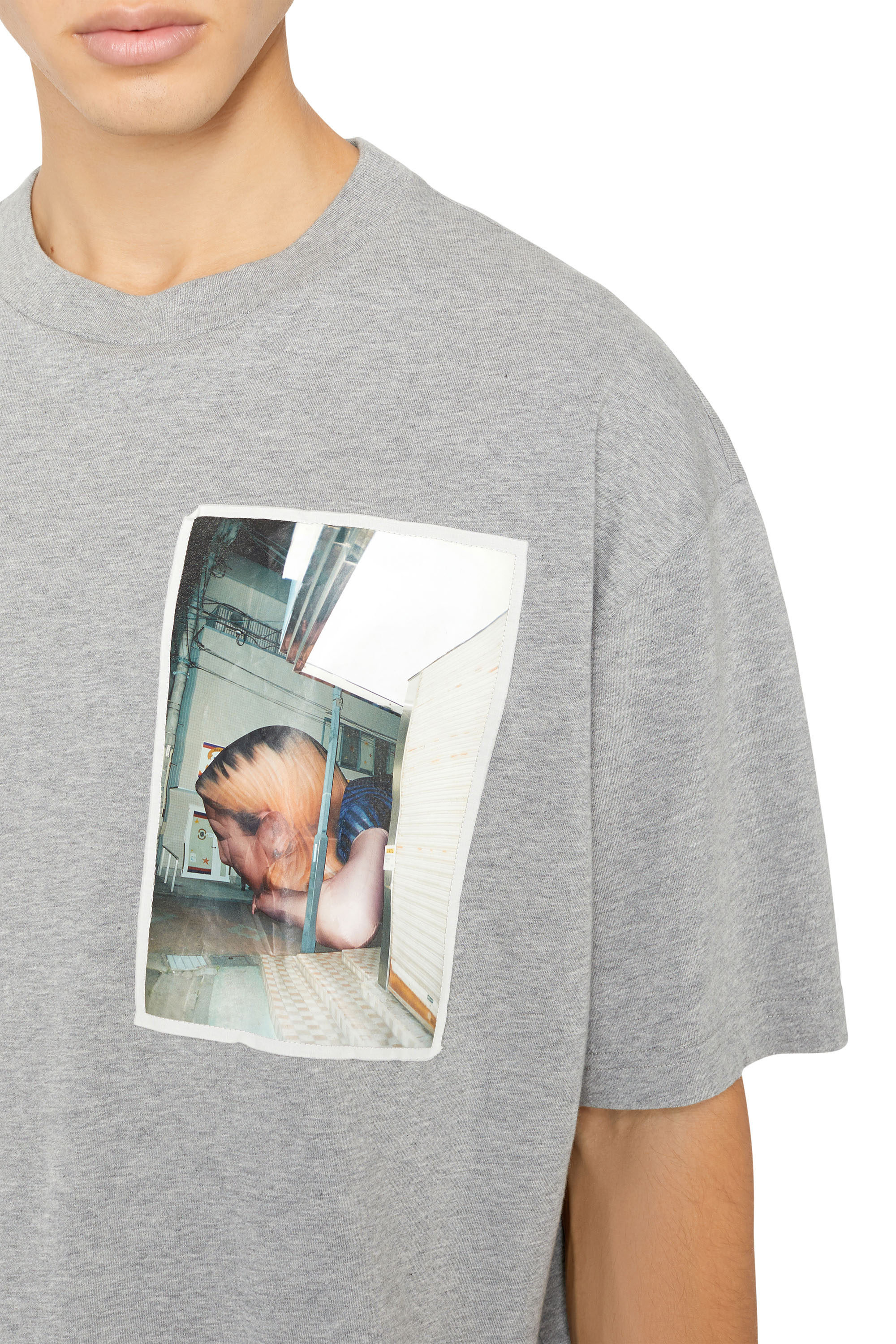 Diesel - SJ-T-WASH, Grey - Image 5